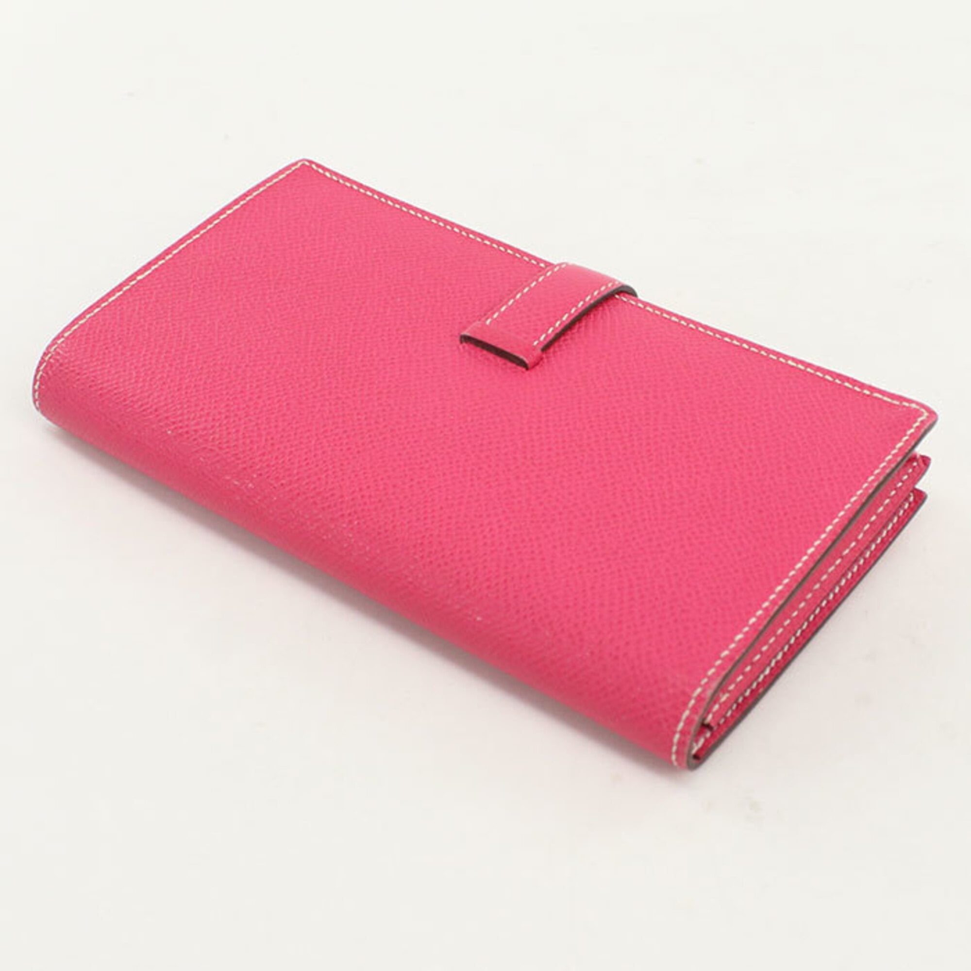 Hermes Pink Rose Tyrien Long Wallet (Bi-Fold) (Pre-Owned)