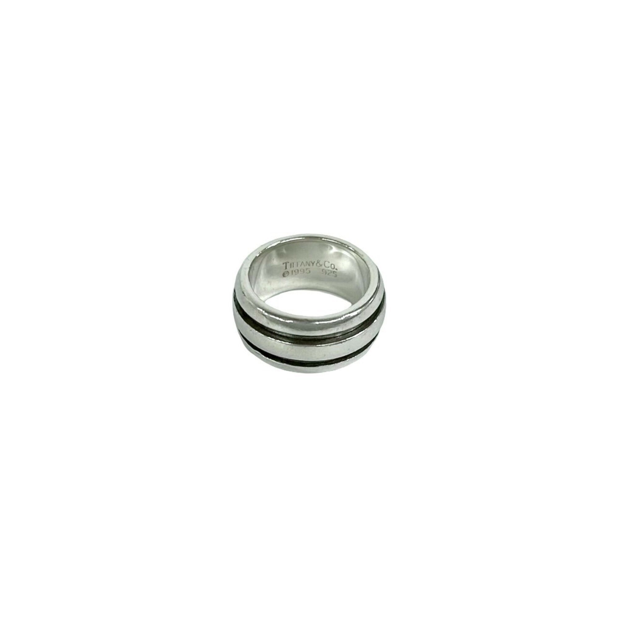 Tiffany Silver Silver 925 Band Ring (Pre-Owned)