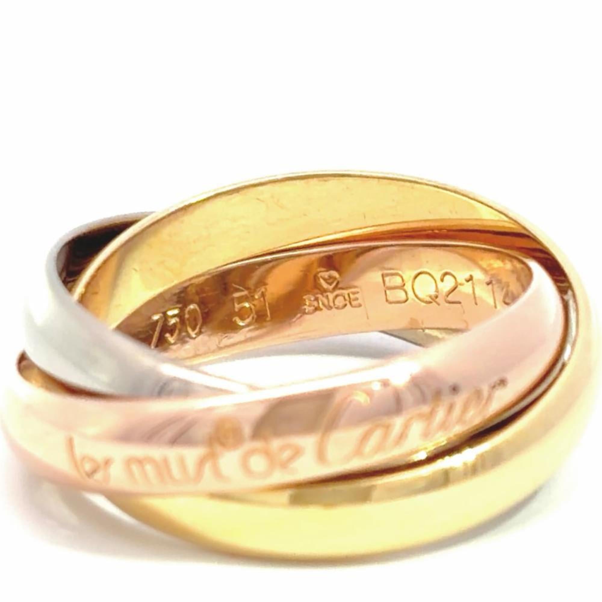 Cartier Yellow Gold (18K) Pink Gold (18K) White Gold (18K) Band Ring (Pre-Owned)