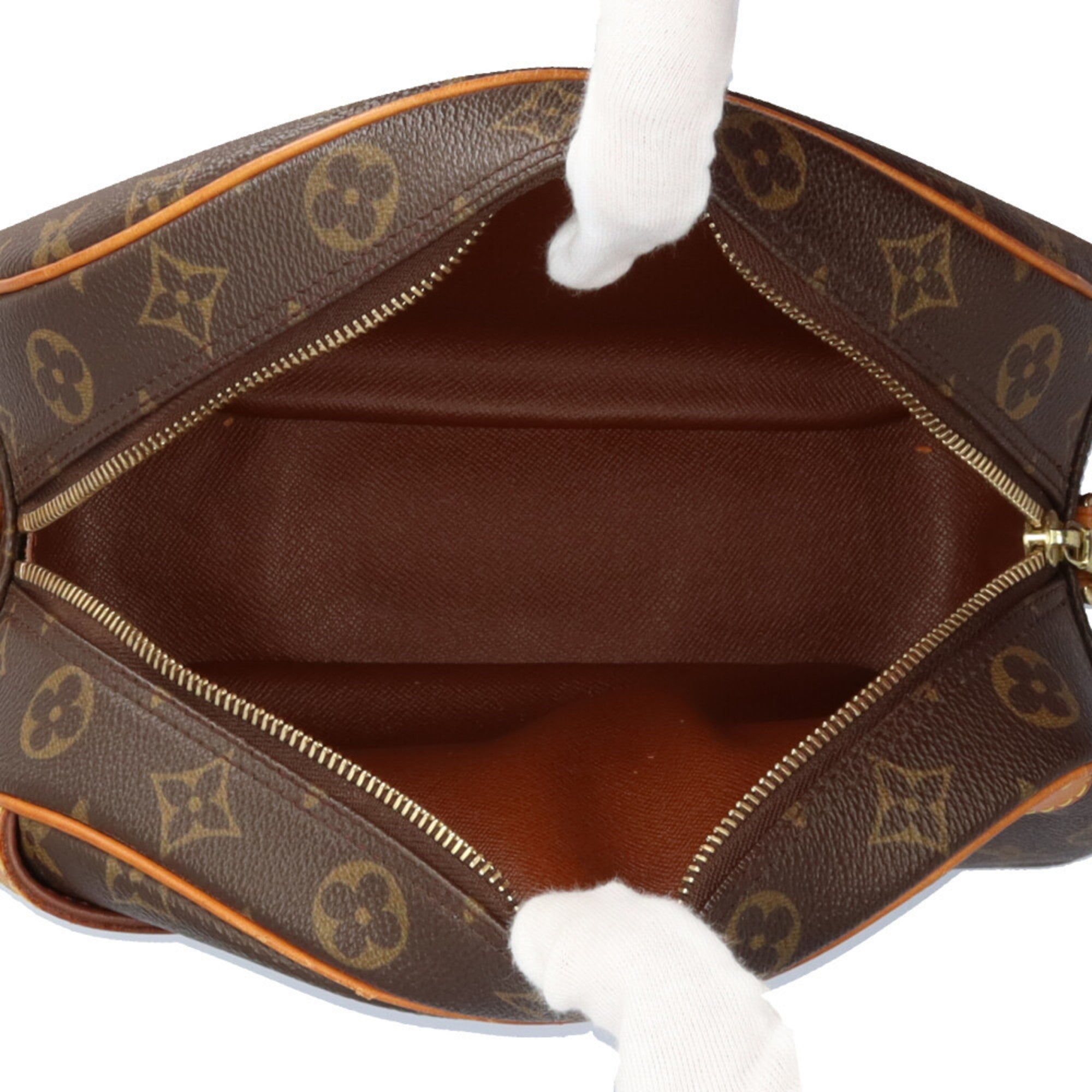 Louis Vuitton Monogram Brown Galle Monogram Or Monogram Shoulder Bag (Pre-Owned)