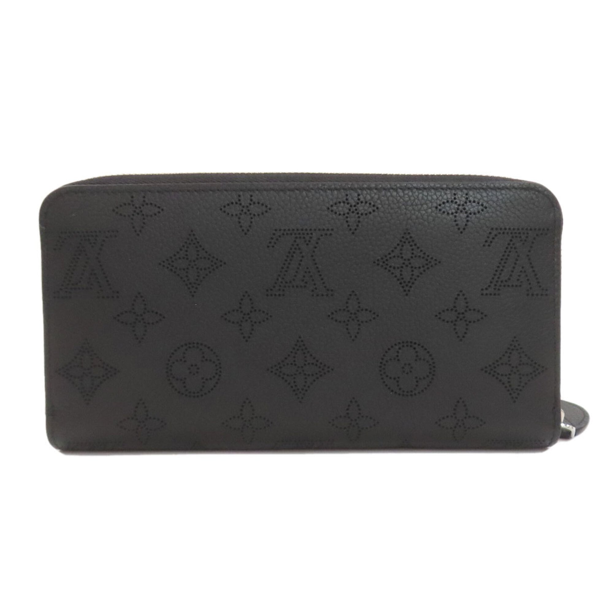 Louis Vuitton Mahina Noir Mahina Leather Long Wallet (Bi-Fold) (Pre-Owned)