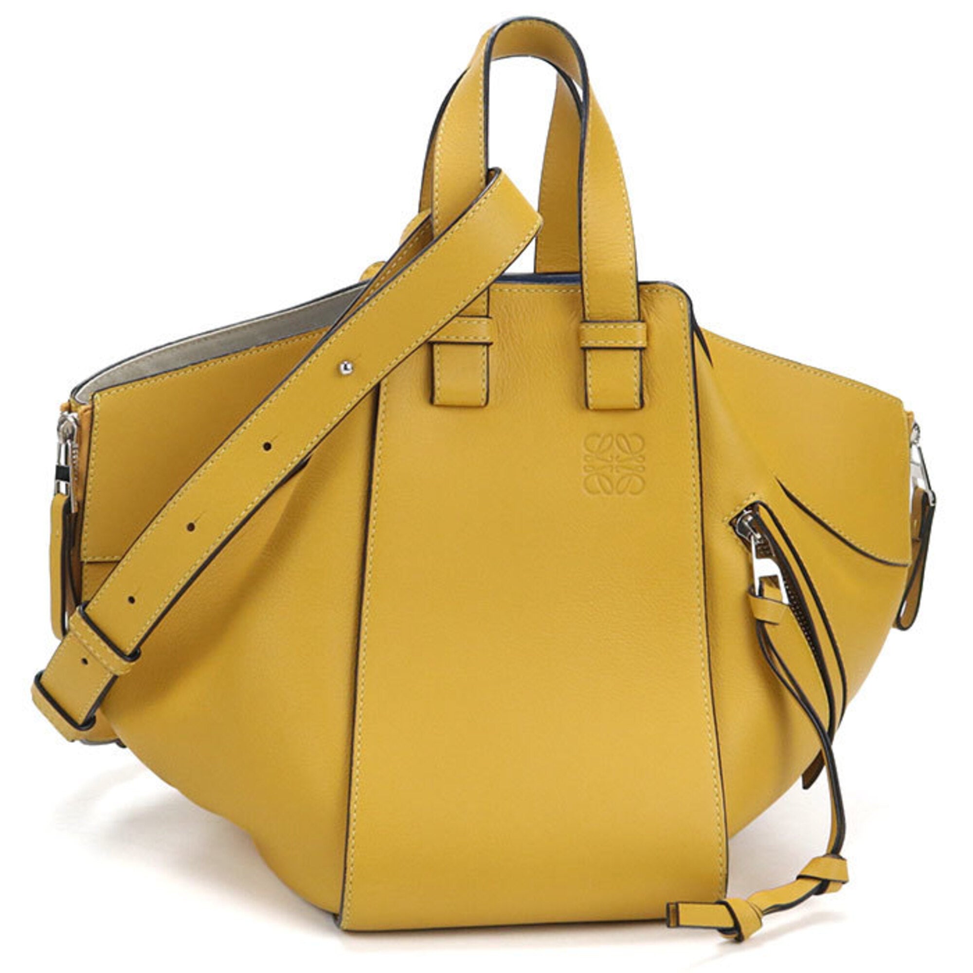 Loewe Yellow Leather Handbag (Pre-Owned)