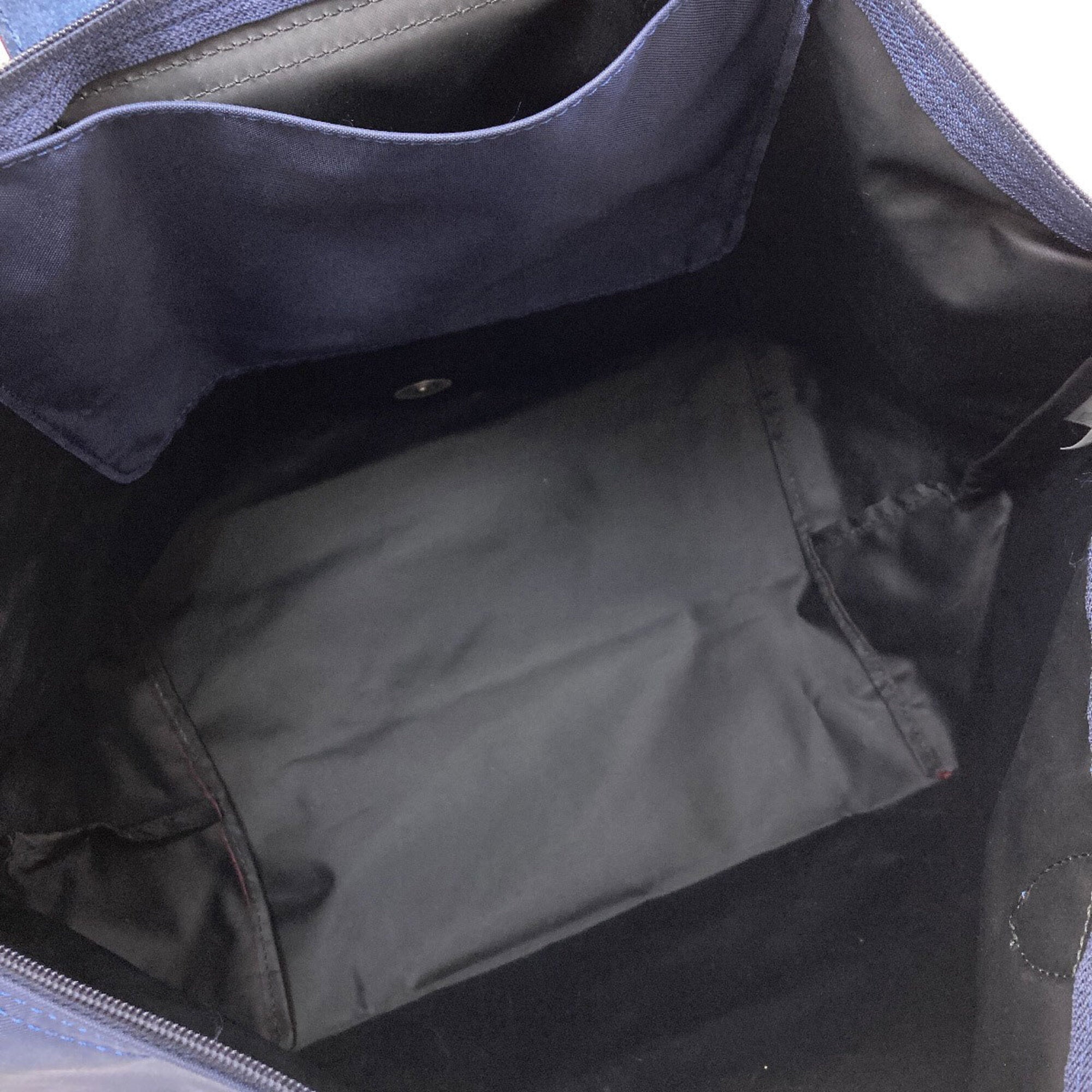 Longchamp Navy Nylon Tote Bag (Pre-Owned)