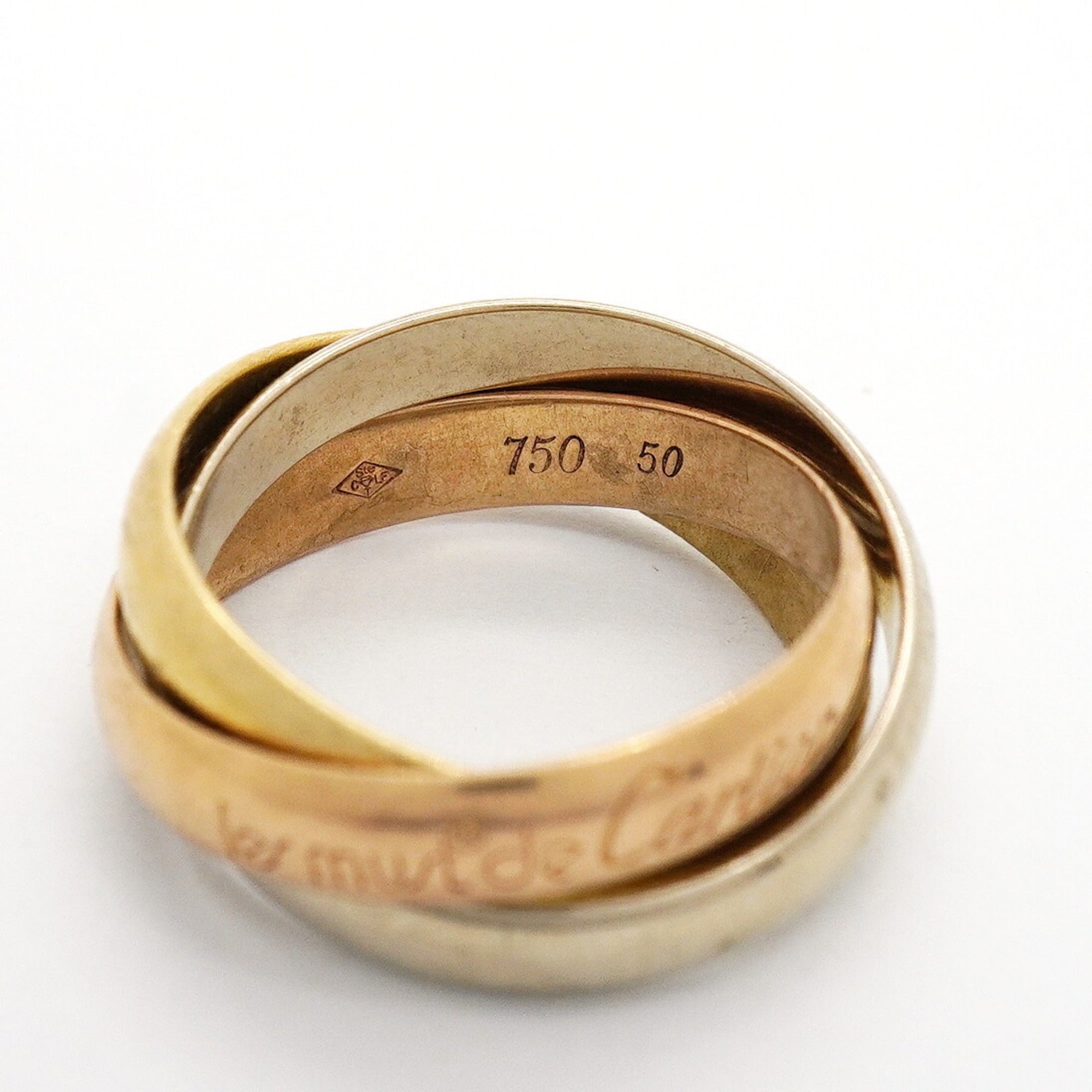 Cartier Yellow Gold (18K) Pink Gold (18K) White Gold (18K) Band Ring (Pre-Owned)