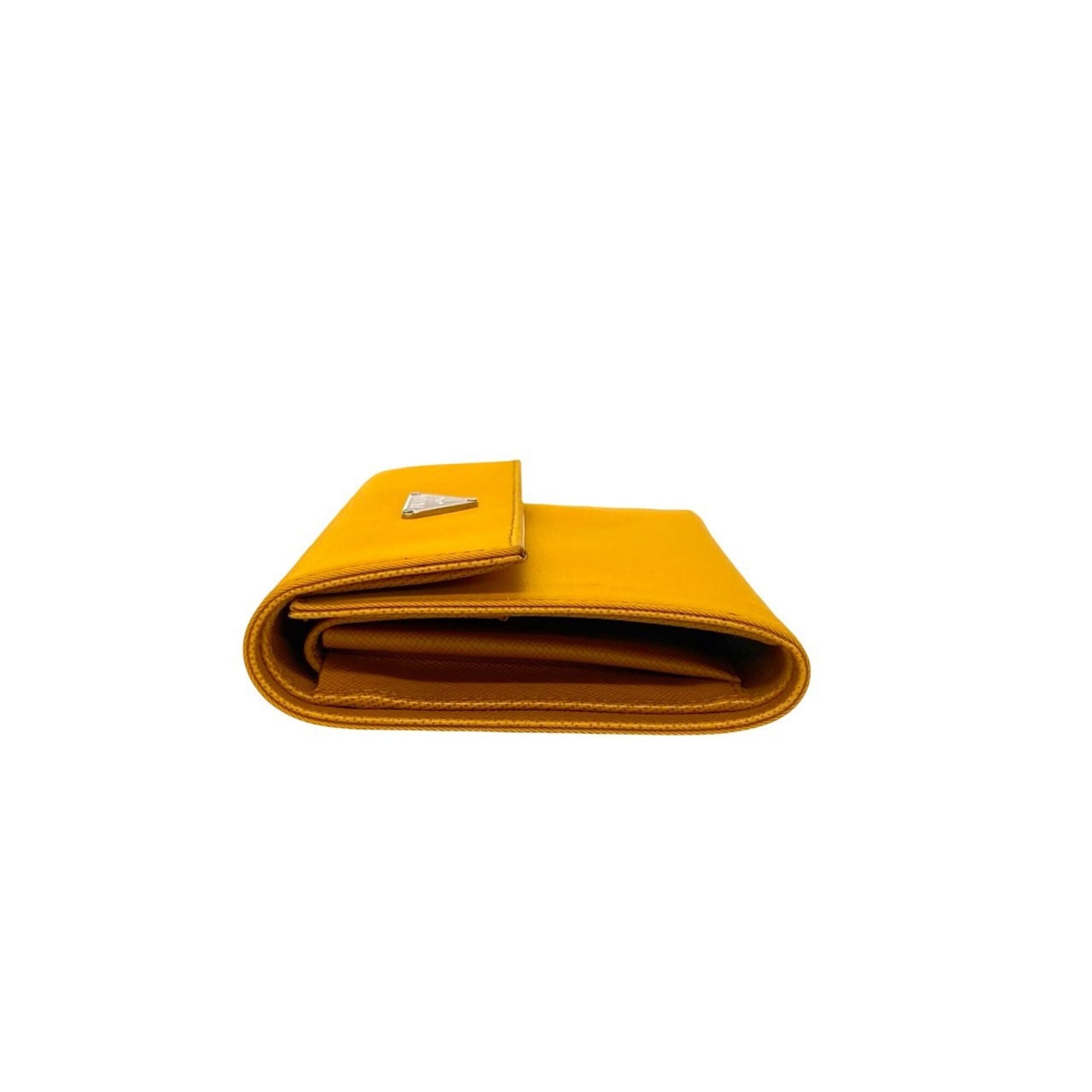 Prada Orange Nylon Wallet (Bi-Fold) (Pre-Owned)