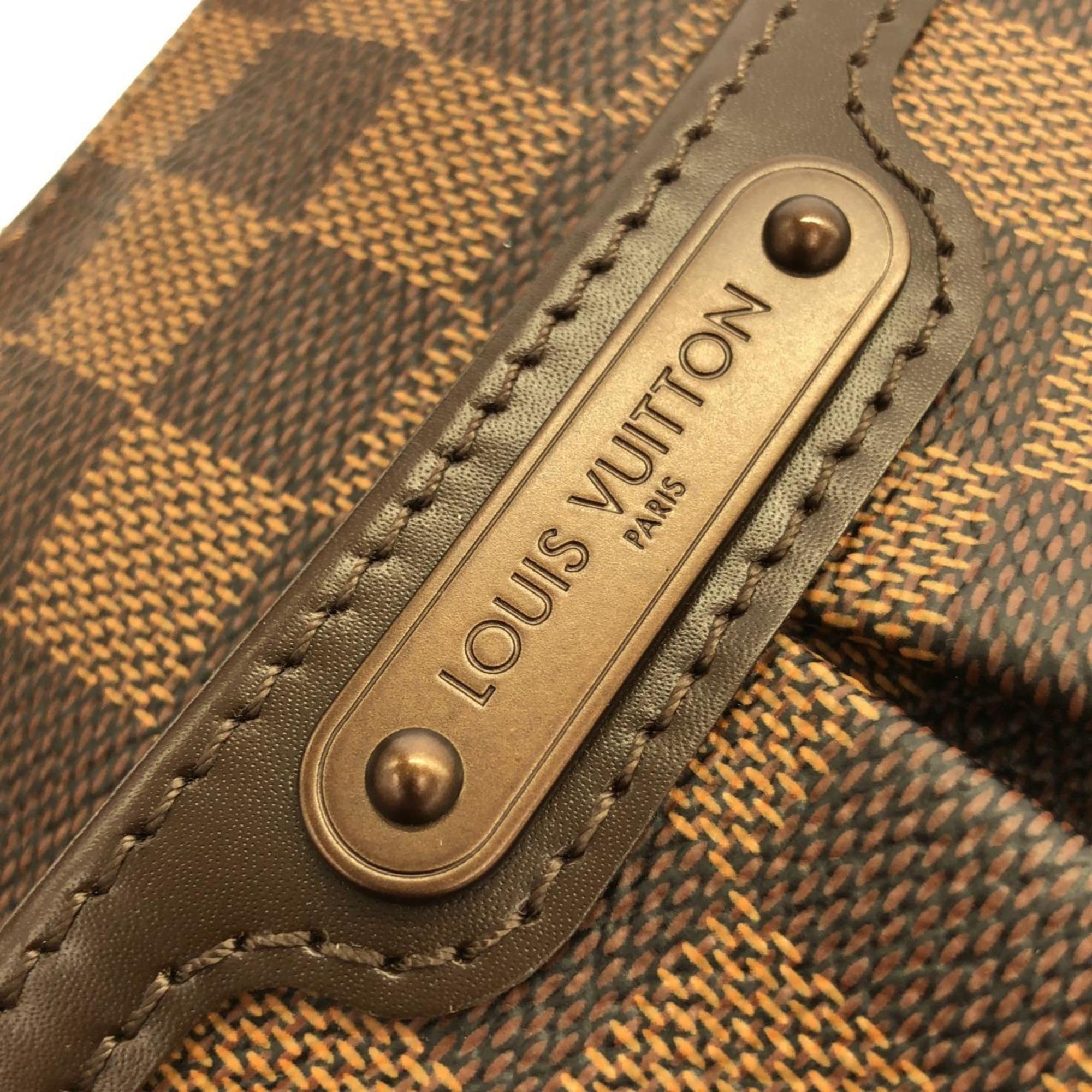 Louis Vuitton Damier Damier Canvas Ebene Damier Canvas Shoulder Bag (Pre-Owned)