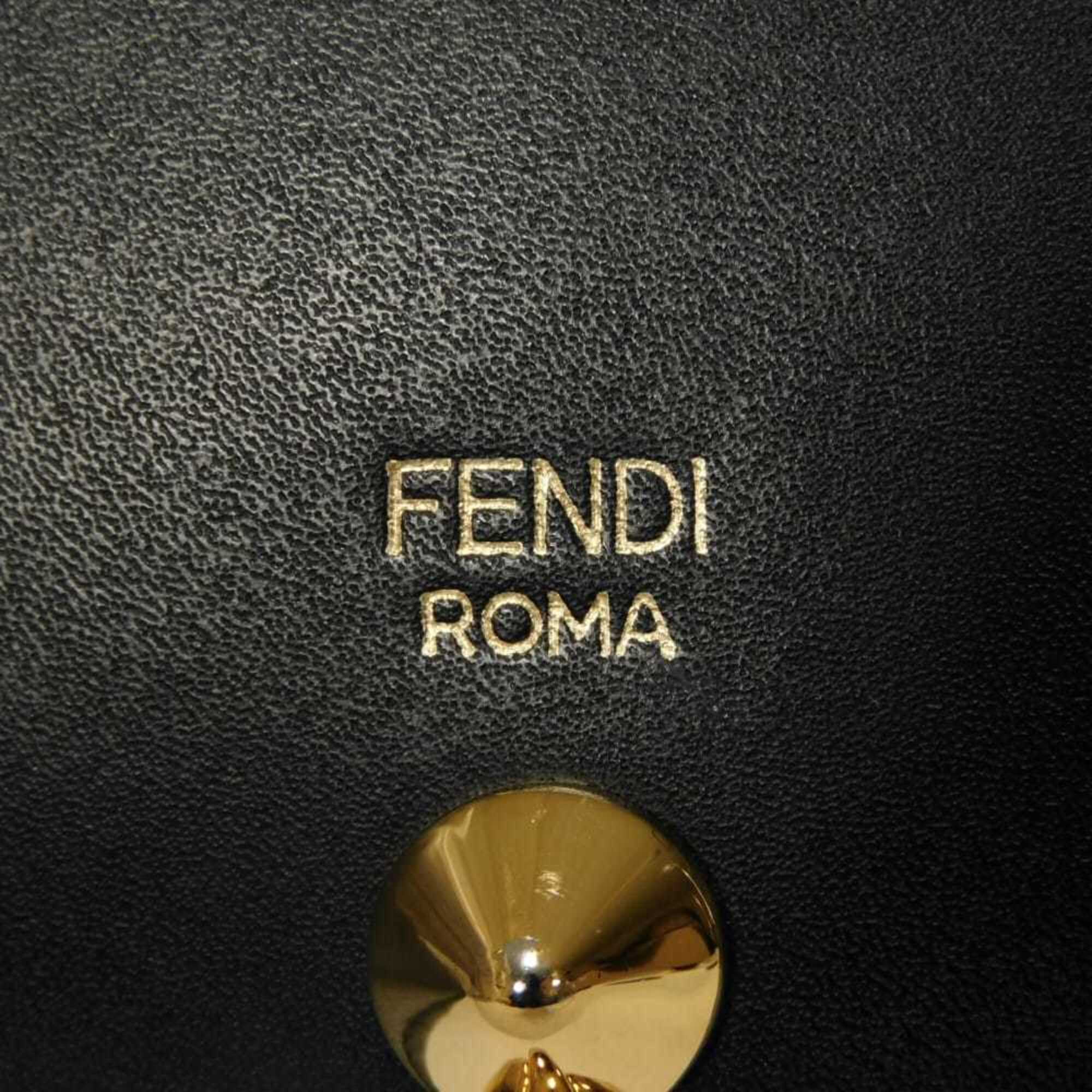 Fendi Black Leather Wallet (Bi-Fold) (Pre-Owned)