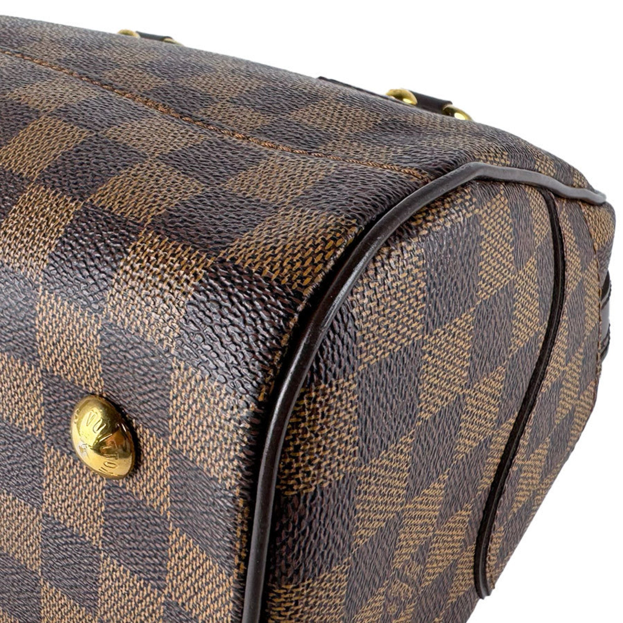 Louis Vuitton Damier Canvas Ebene Damier Canvas Handbag (Pre-Owned)