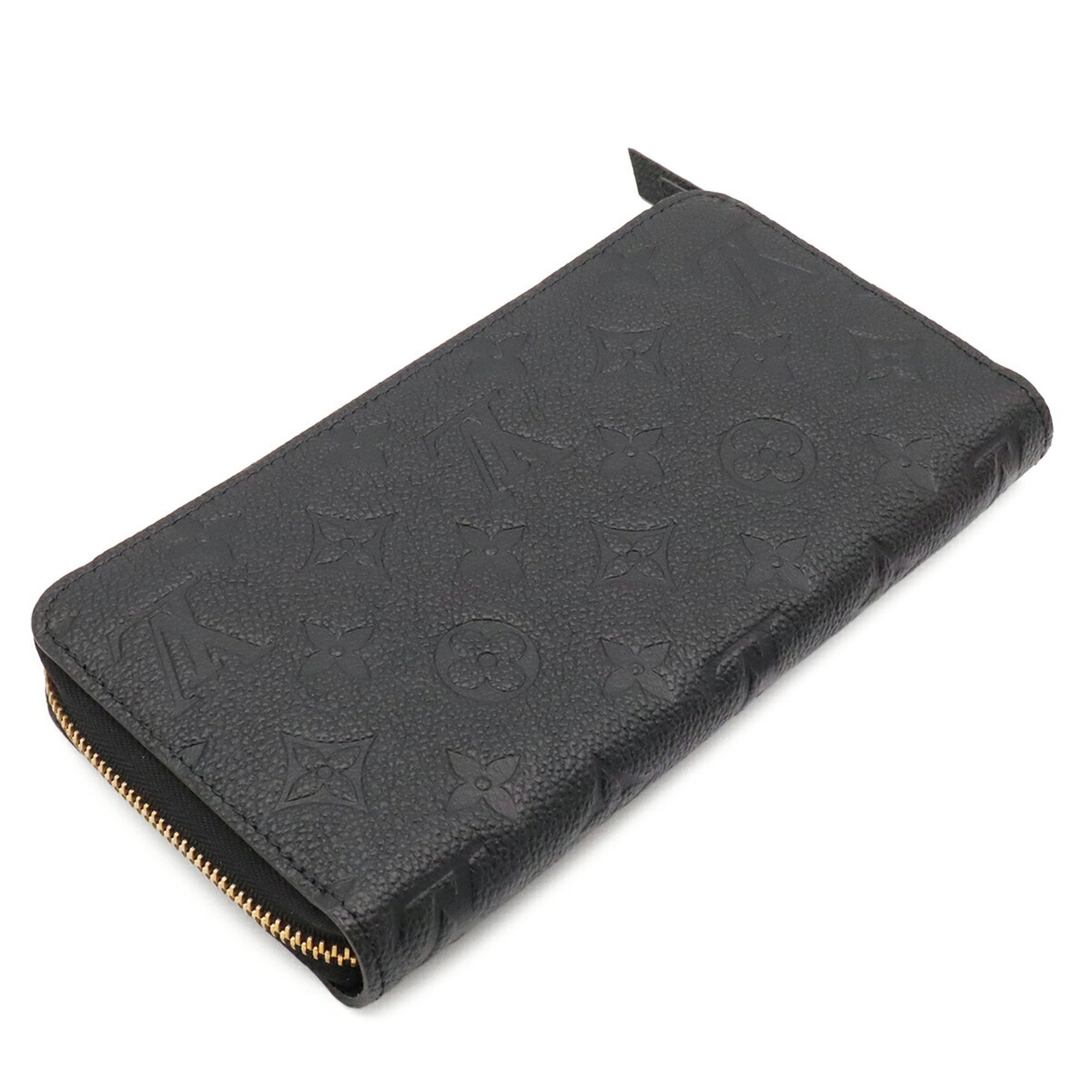 Louis Vuitton Noir Monogram Empreinte Leather Long Wallet (Bi-Fold) (Pre-Owned)