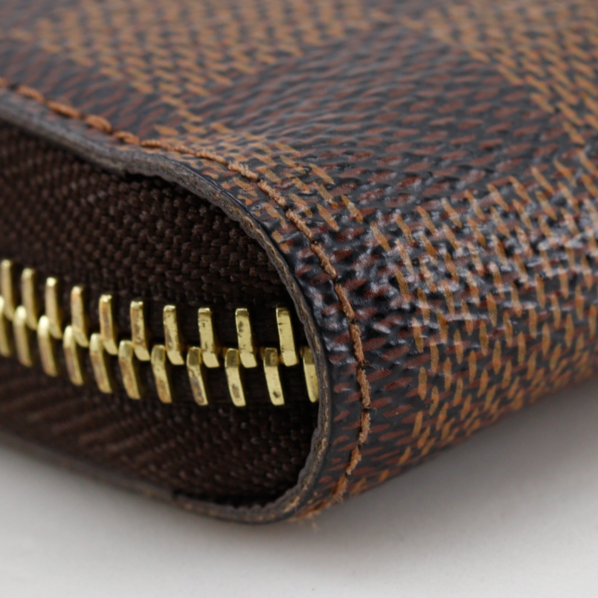Louis Vuitton Brown Ebene Galle Damier Canvas Long Wallet (Bi-Fold) (Pre-Owned)