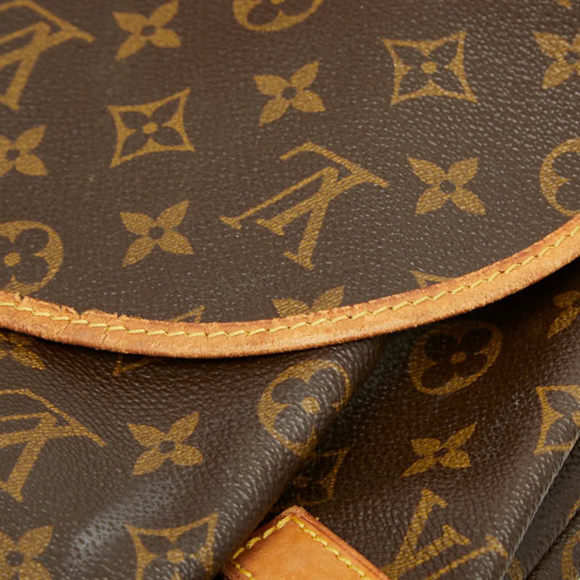 Louis Vuitton Brown Pvc Leather Shoulder Bag (Pre-Owned)