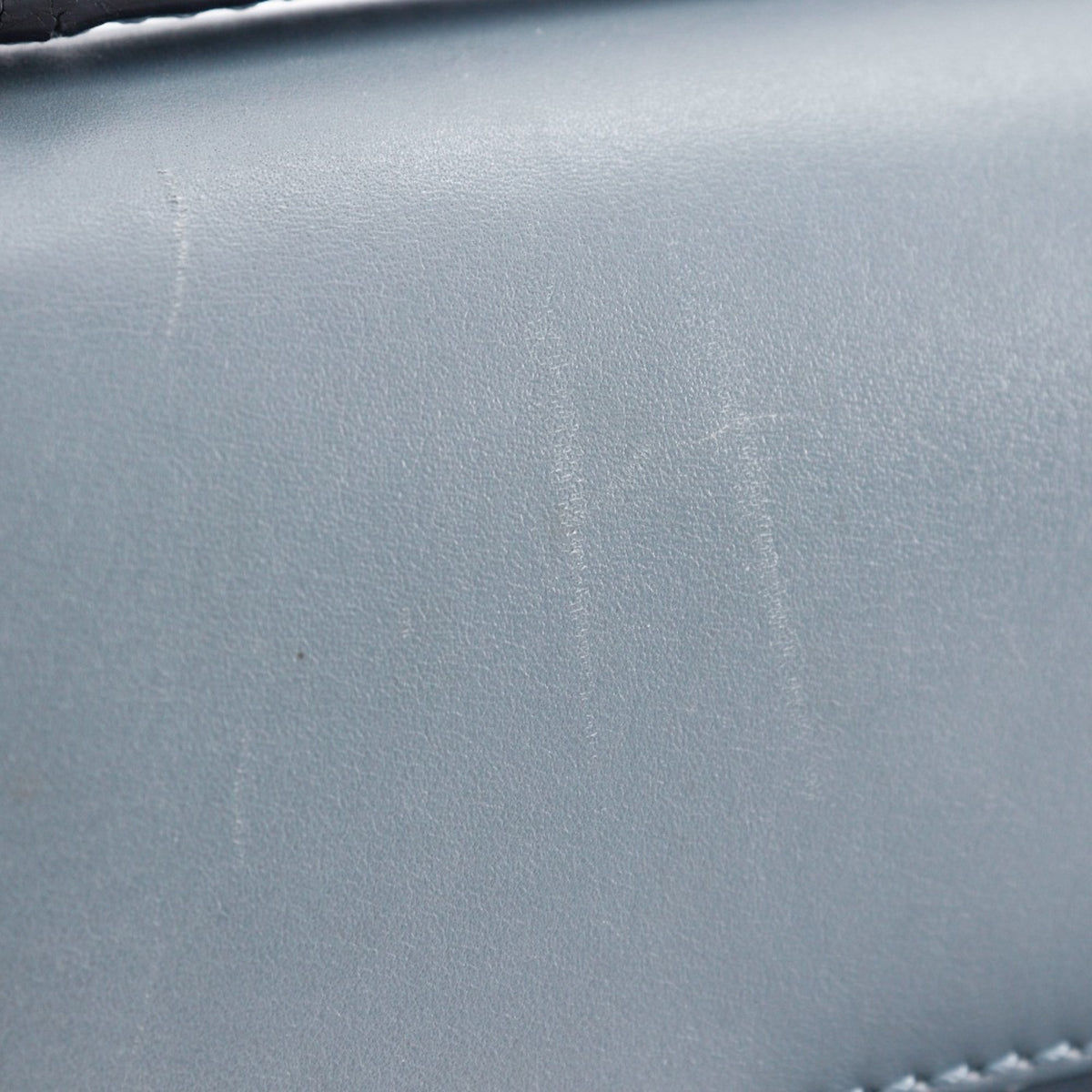 Loewe Light Blue Stone Blue Leather Shoulder Bag (Pre-Owned)