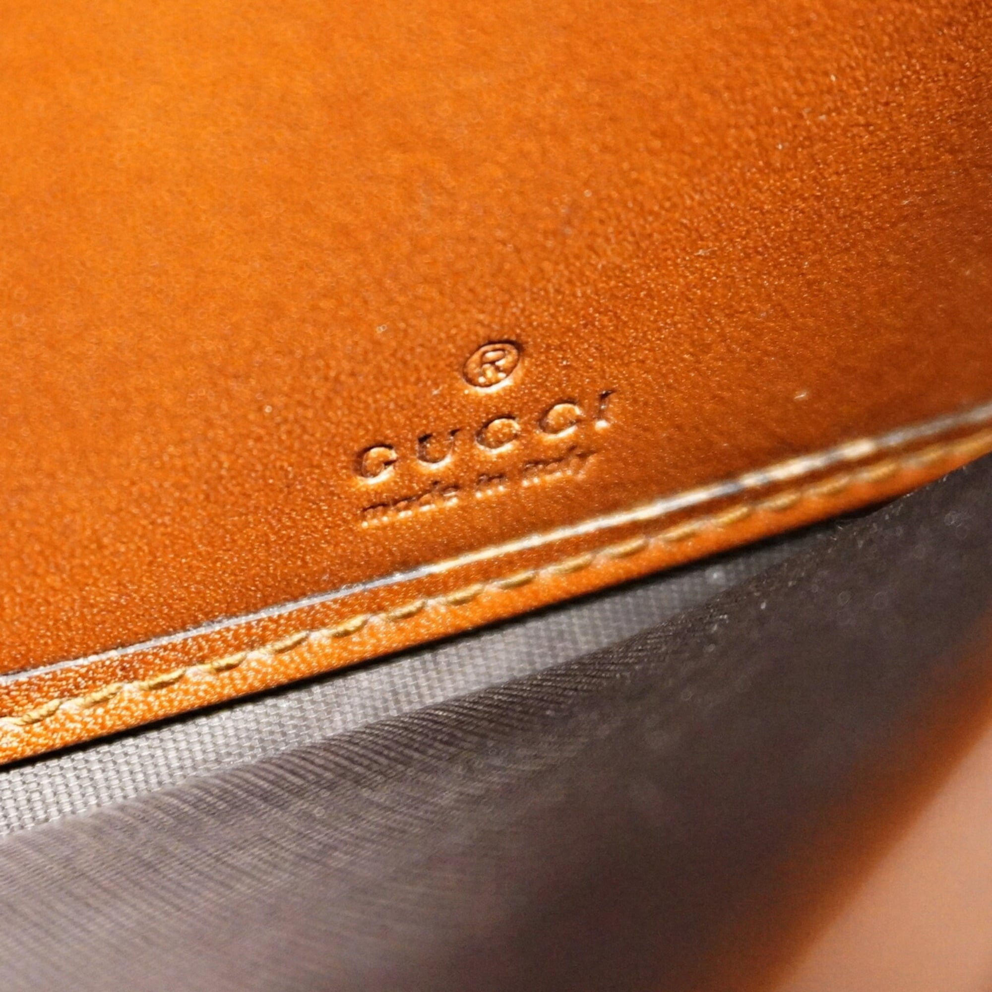 Gucci Brown Pvc Long Wallet (Bi-Fold) (Pre-Owned)