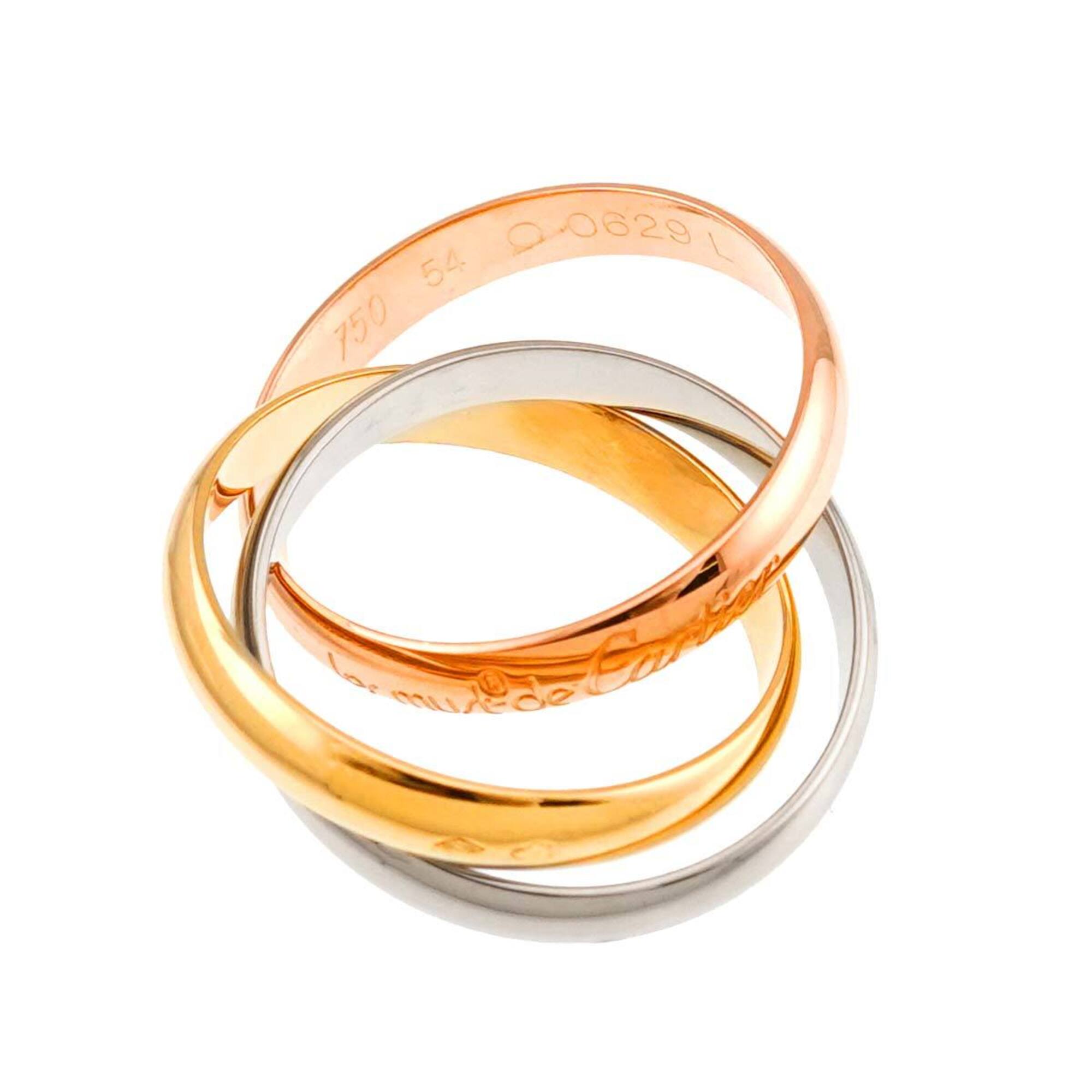 Cartier Yellow Gold (18K) Pink Gold (18K) White Gold (18K) Band Ring (Pre-Owned)
