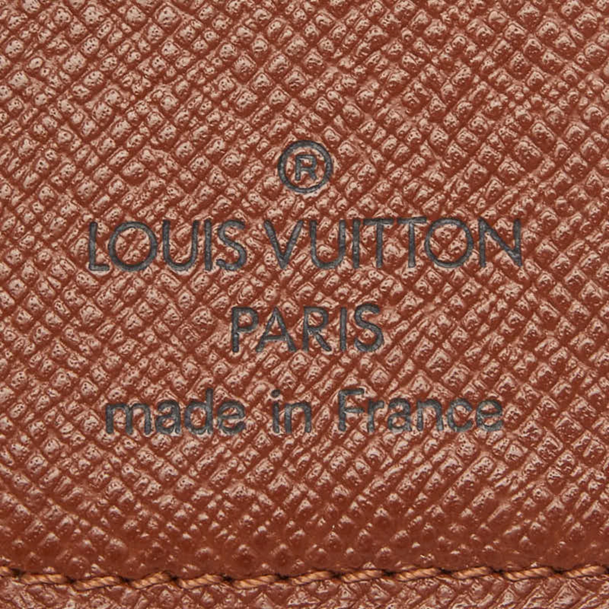 Louis Vuitton Brown Pvc Leather Wallet (Bi-Fold) (Pre-Owned)