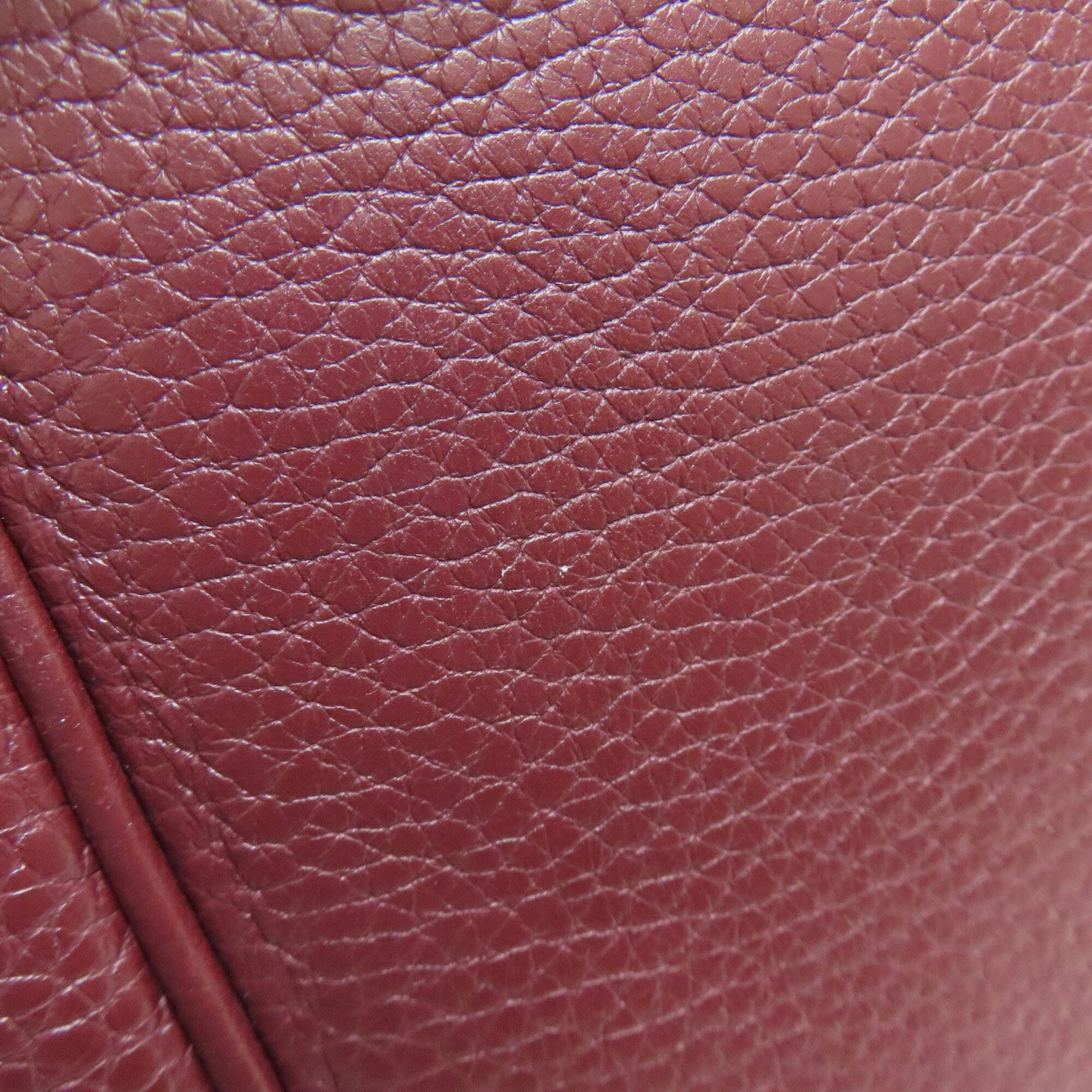Hermes Picotin Bordeaux Taurillon Clemence Leather Handbag (Pre-Owned)