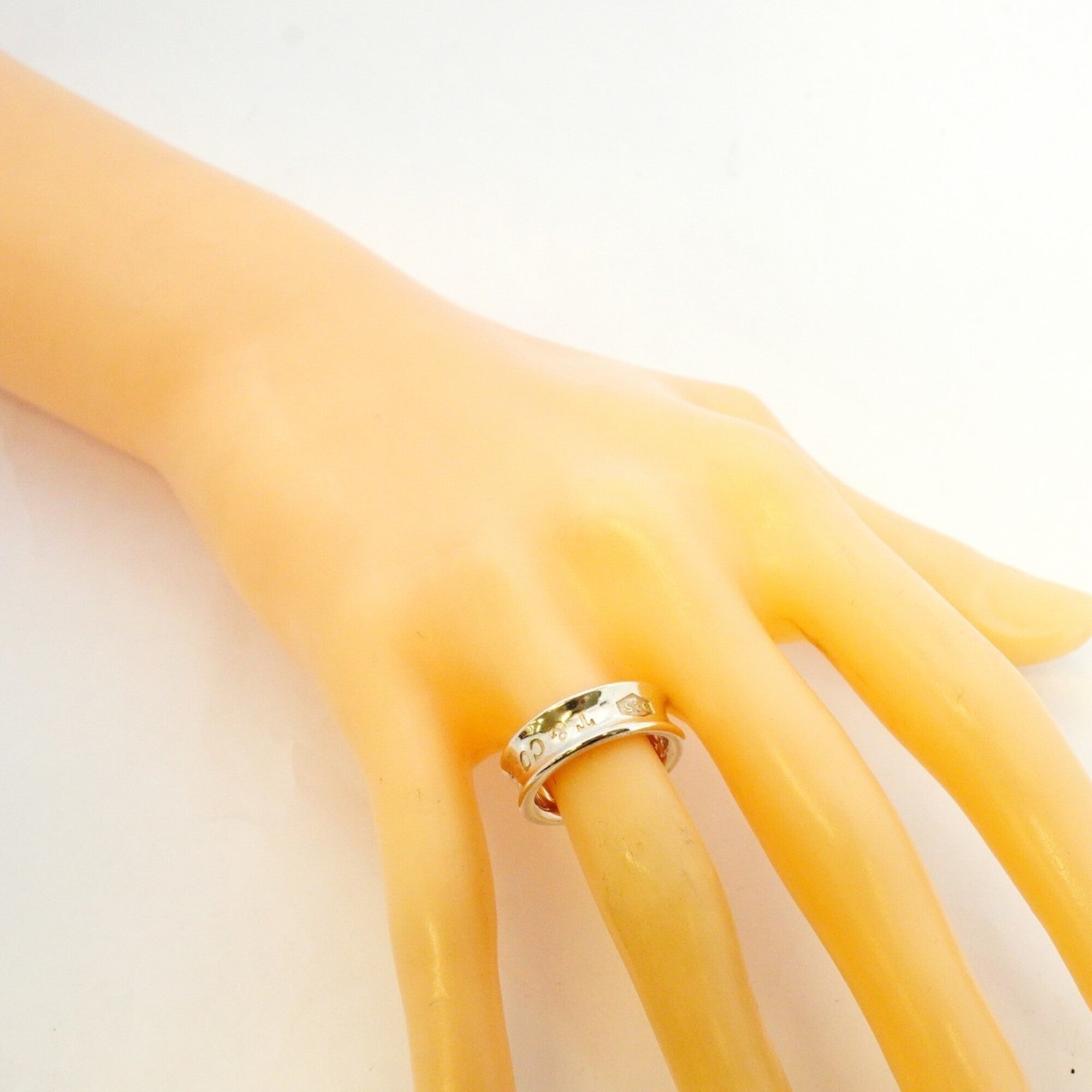 Tiffany Silver 925 Band Ring (Pre-Owned)