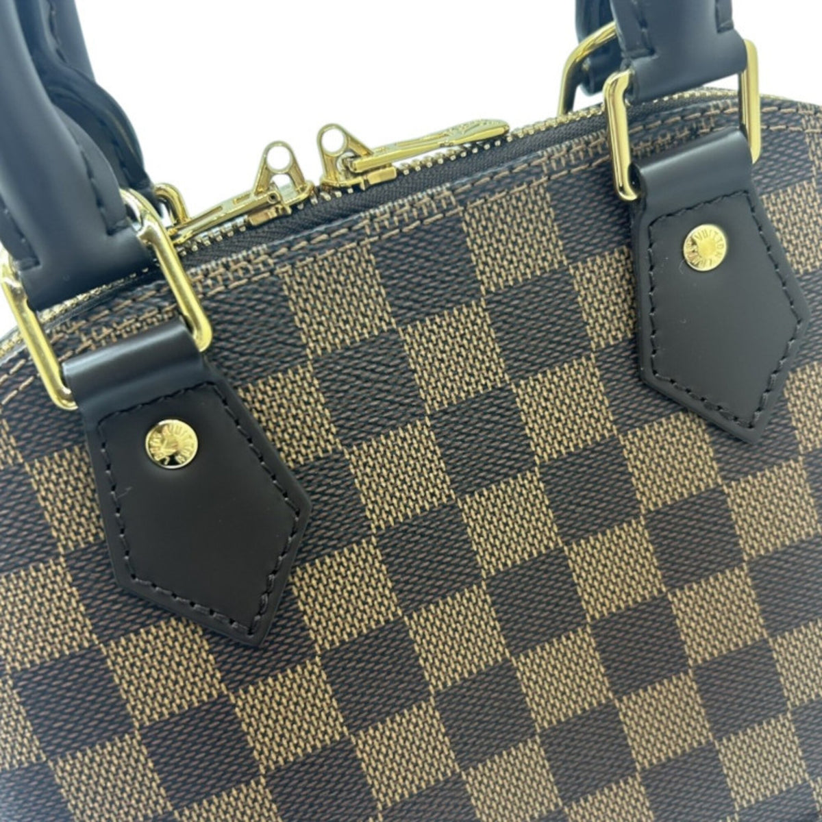 Louis Vuitton Damier Brown Damier Canvas Ebene Damier Canvas Handbag Shoulder Bag (Pre-Owned)