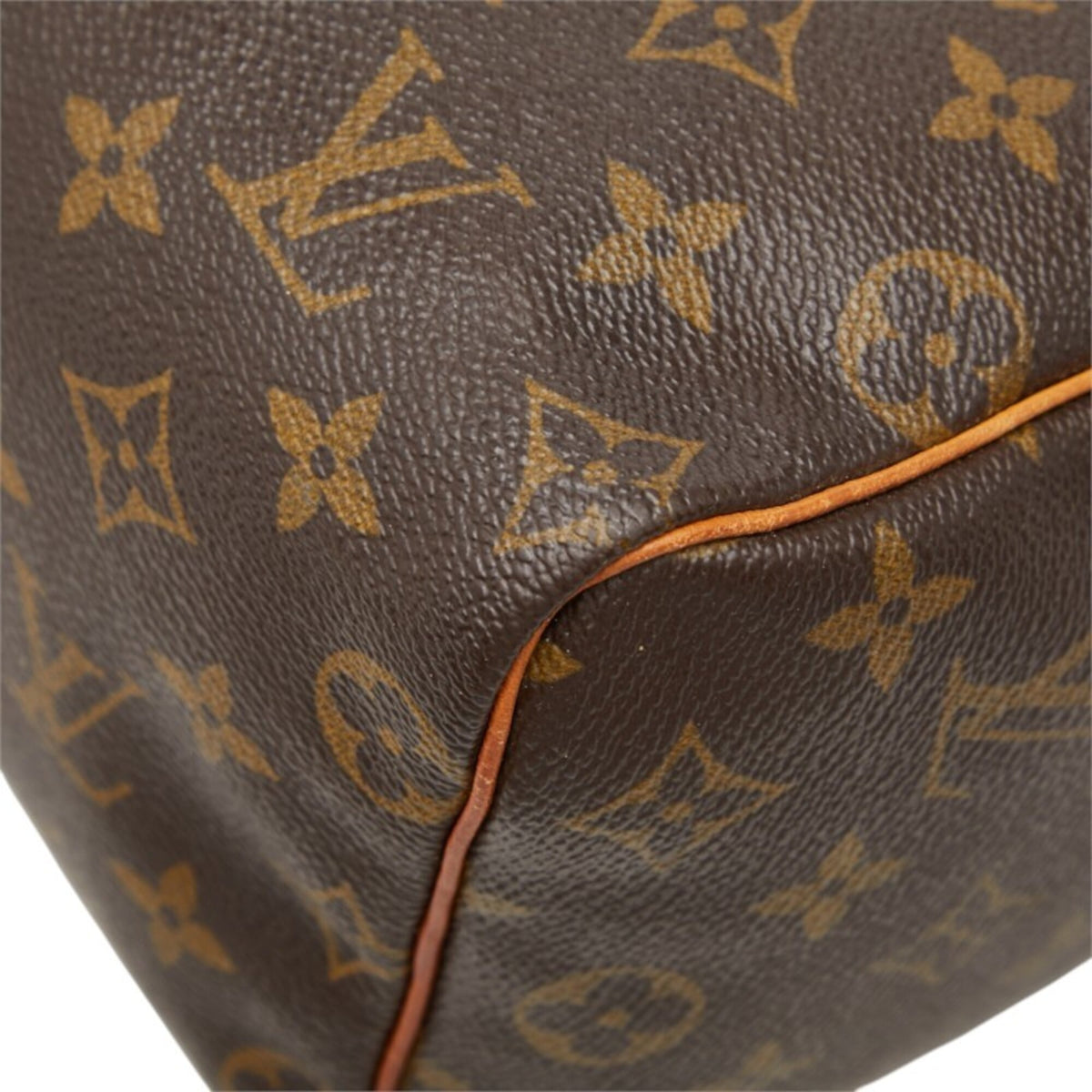 Louis Vuitton Brown Pvc Leather Boston Bag Handbag (Pre-Owned)