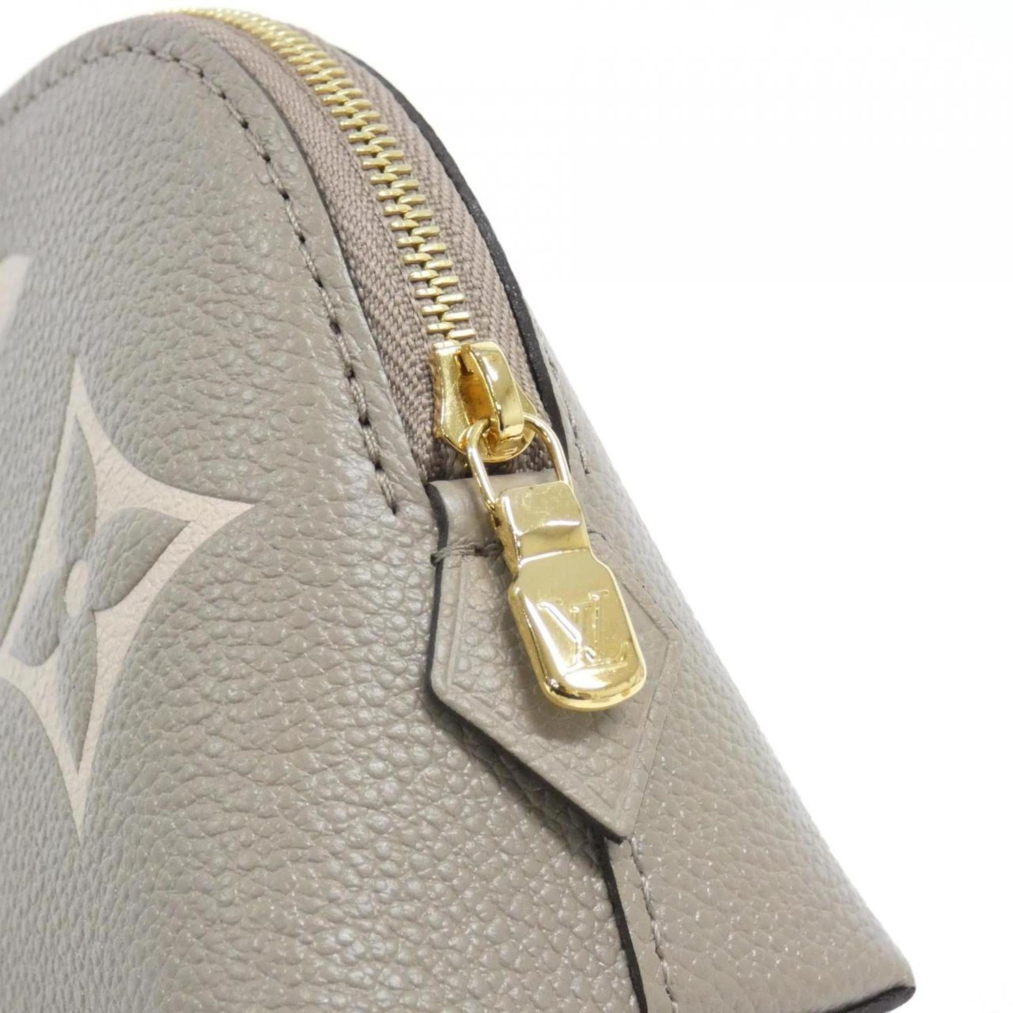 Louis Vuitton Beige Leather Handbag Pochette Pouch (Pre-Owned)