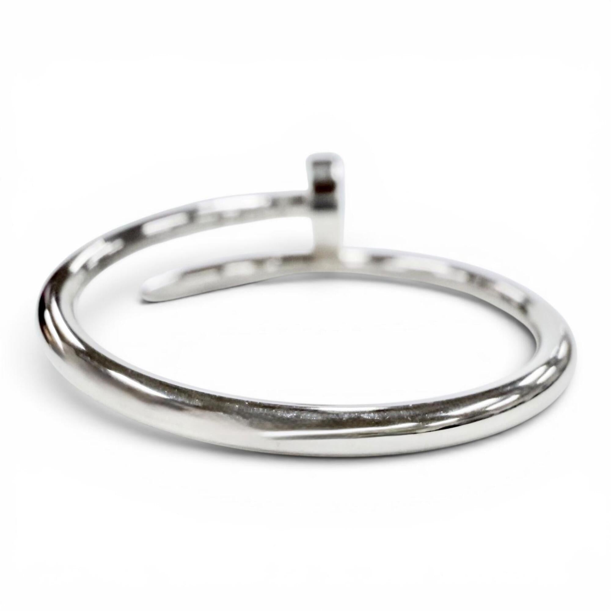 Cartier White Gold White Gold (18K) Band Ring (Pre-Owned)