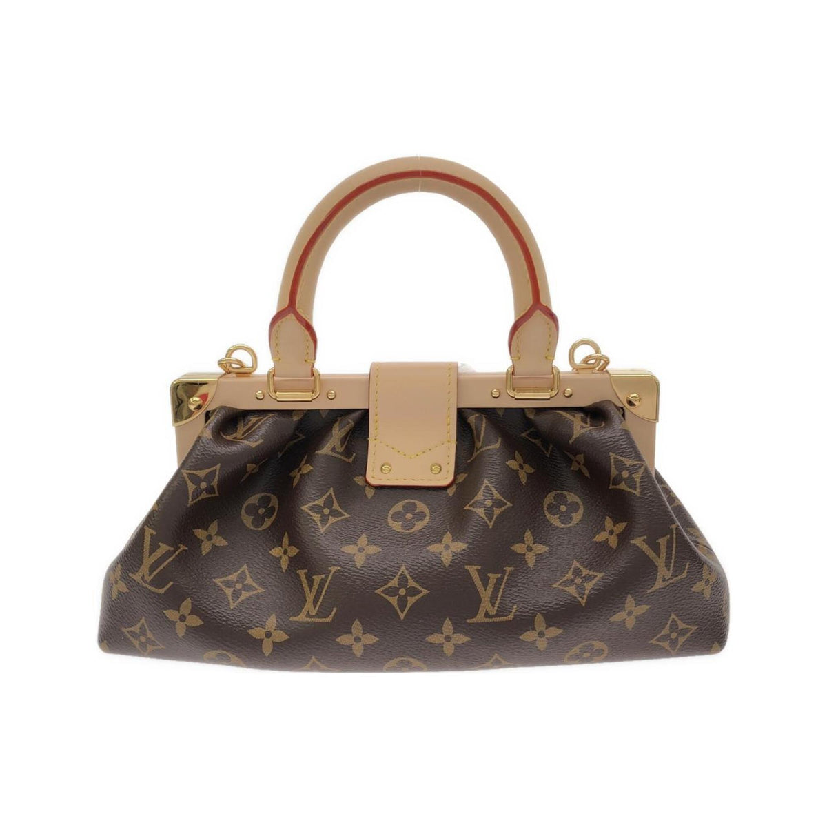 Louis Vuitton Marron Coated Canvas Handbag (Pre-Owned)