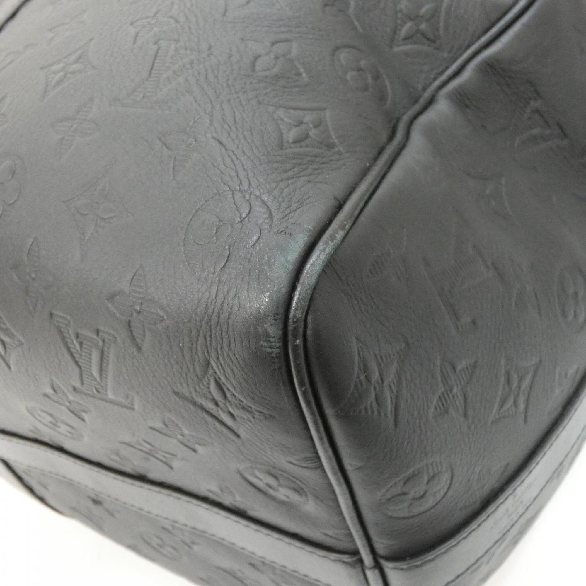 Louis Vuitton Black Leather Boston Bag (Pre-Owned)