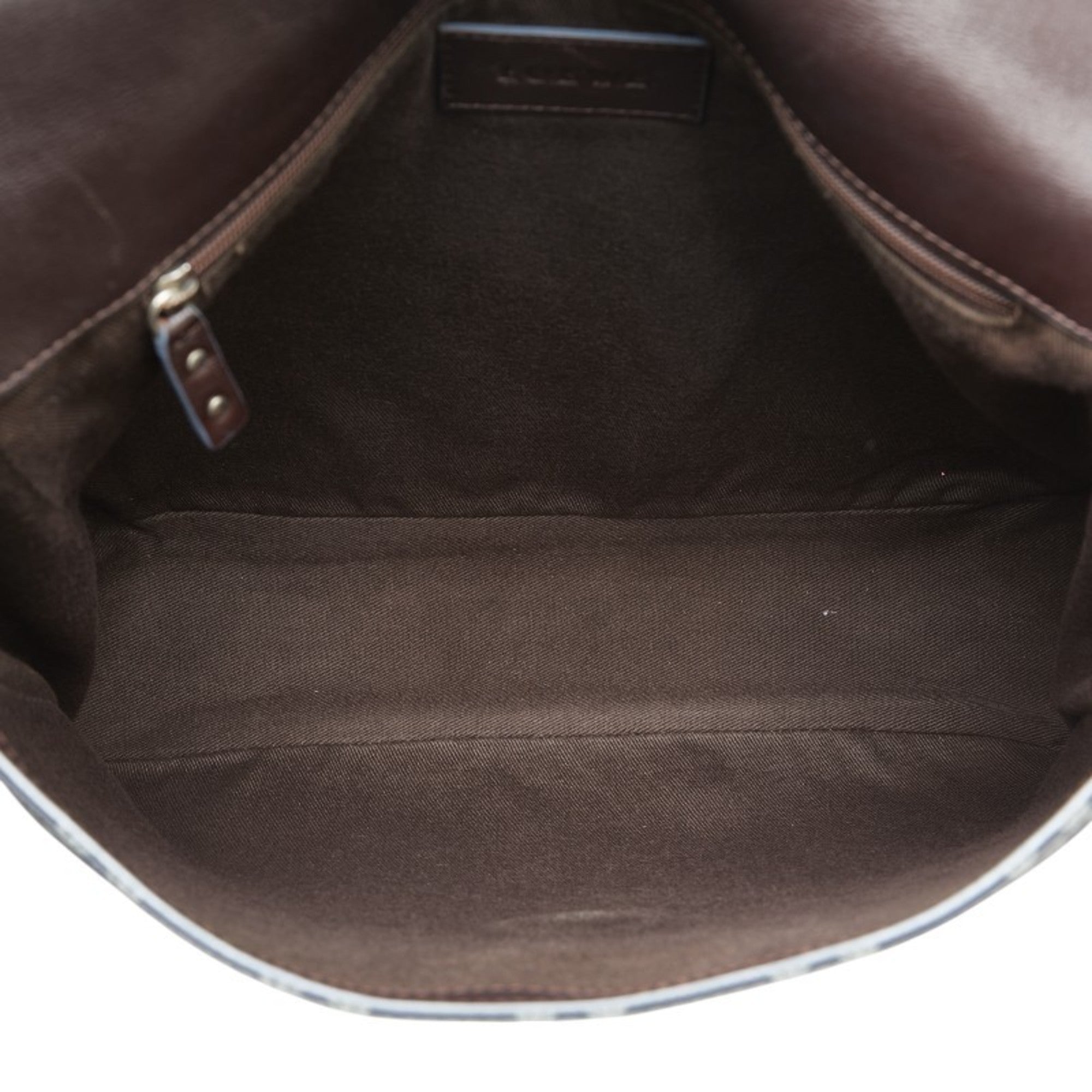 Loewe Gray Navy Pvc Leather Messenger Bag Shoulder Bag (Pre-Owned)