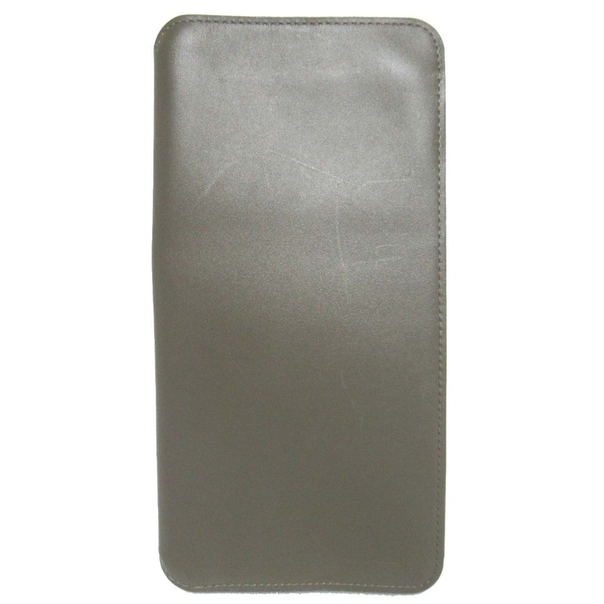 Louis Vuitton Khaki Leather Long Wallet (Bi-Fold) (Pre-Owned)