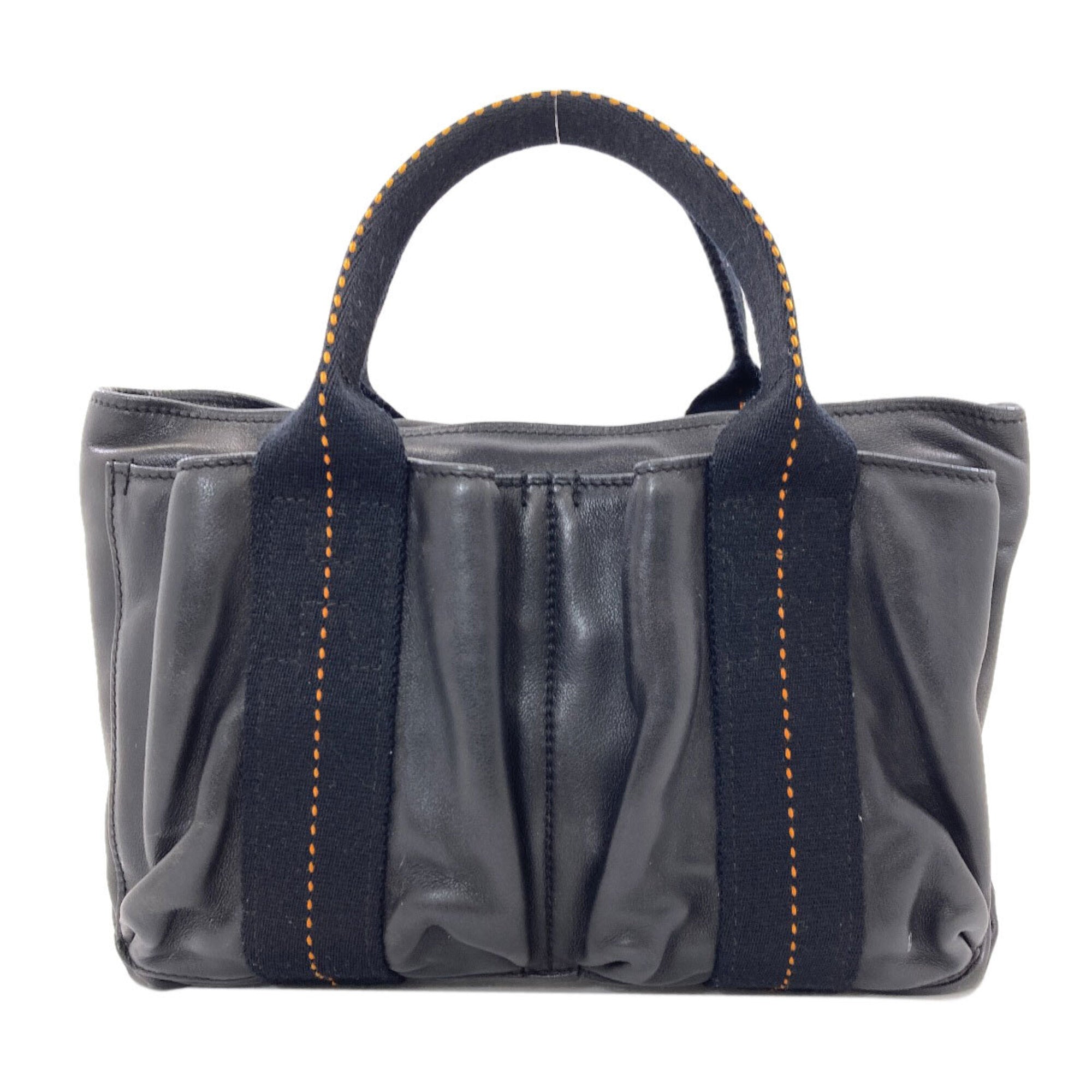 Hermes Black Leather Handbag (Pre-Owned)