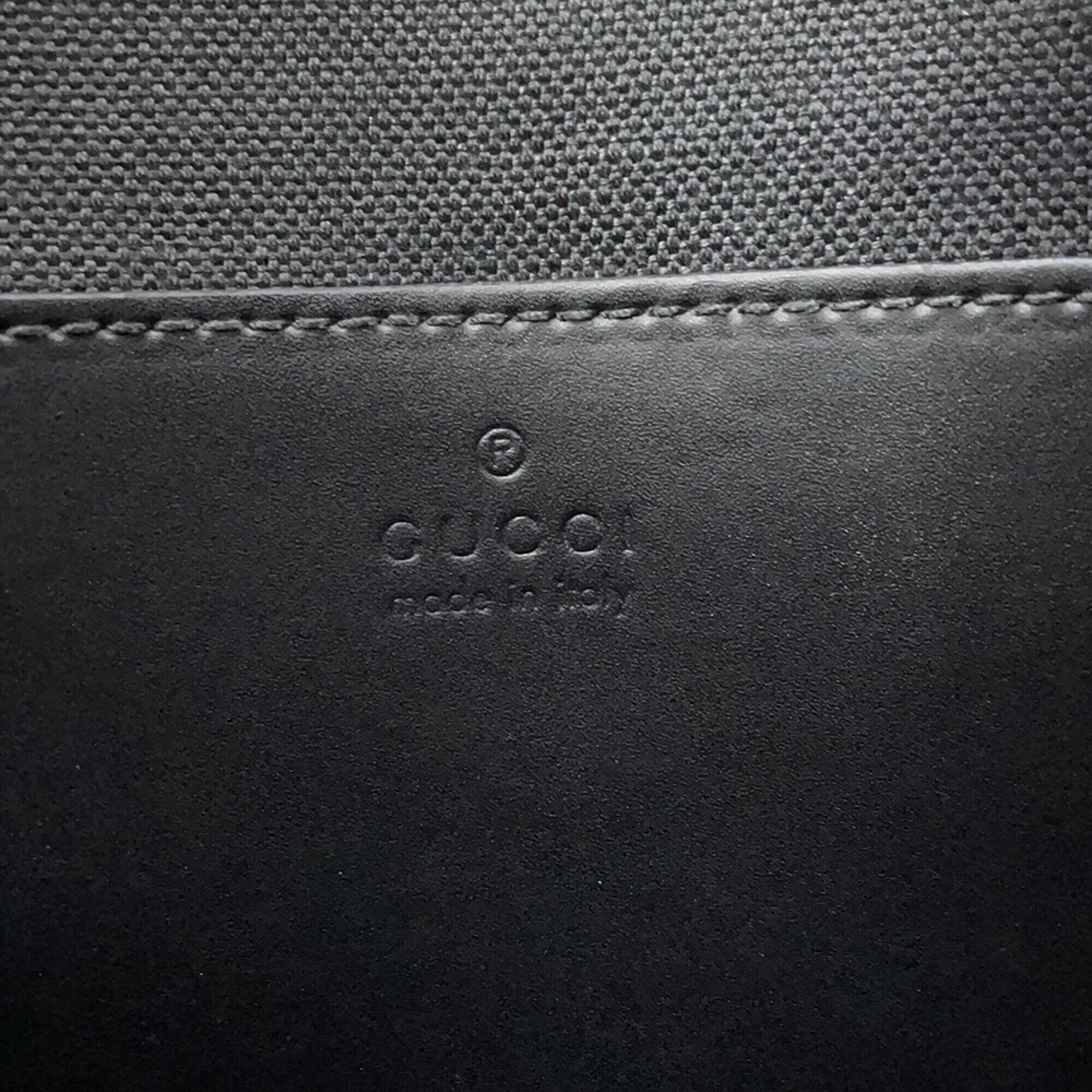 Gucci Black Gg Supreme Handbag Messenger Bag Shoulder Bag (Pre-Owned)