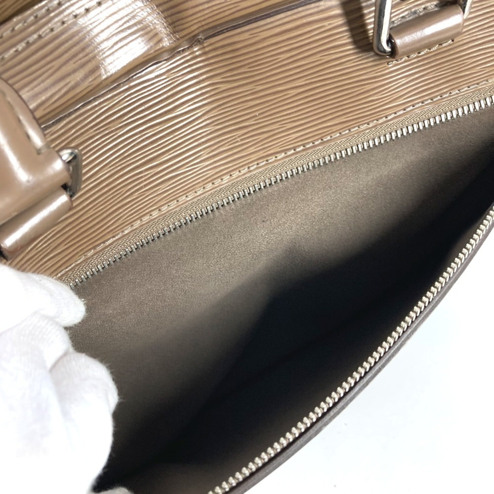 Louis Vuitton Epi Beige Brown Epi Leather Briefcase (Pre-Owned)