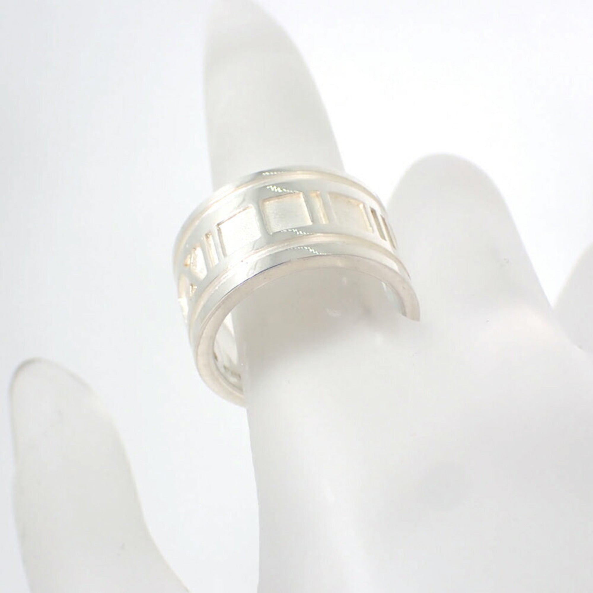 Tiffany Sterling Silver 925 Band Ring (Pre-Owned)