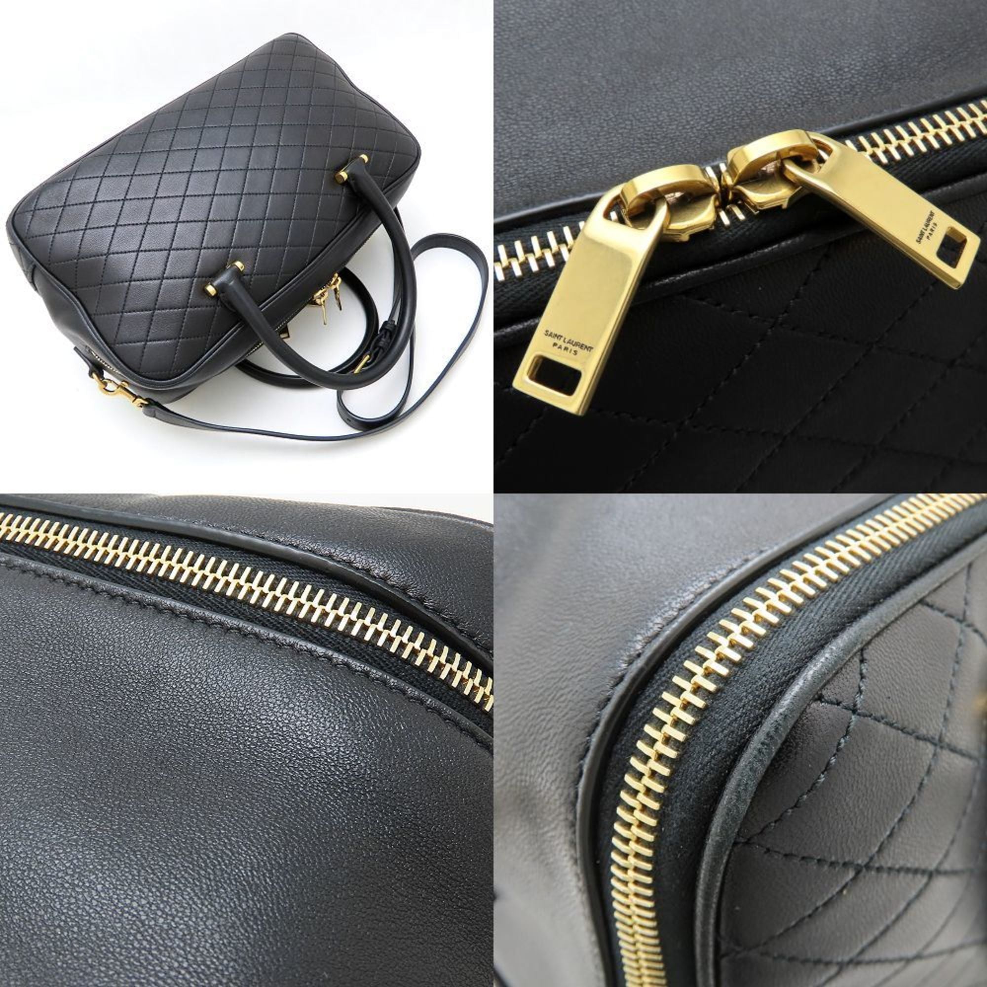 Yves Saint Laurent Black Leather Handbag (Pre-Owned)