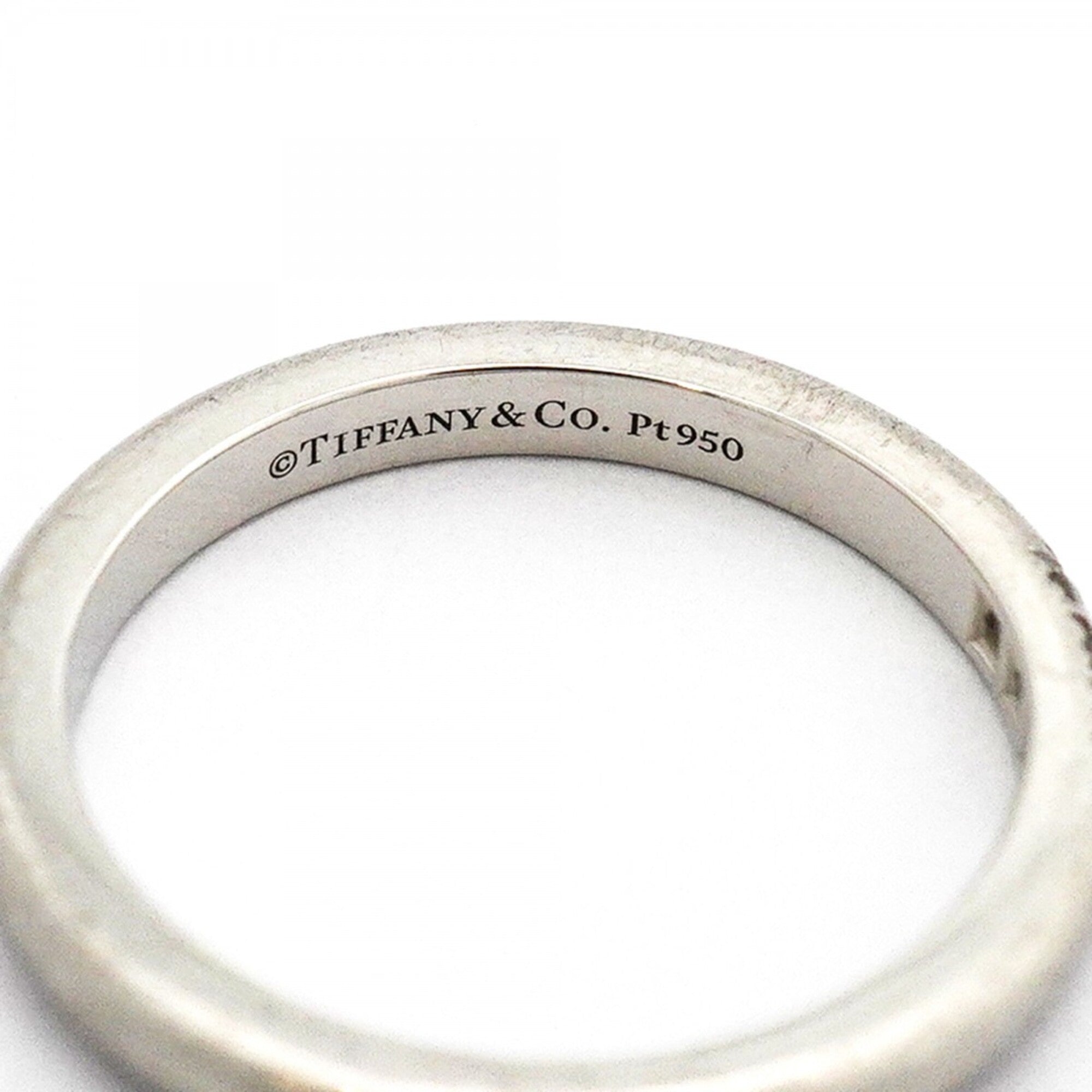 Tiffany Platinum 950 Band Ring (Pre-Owned)