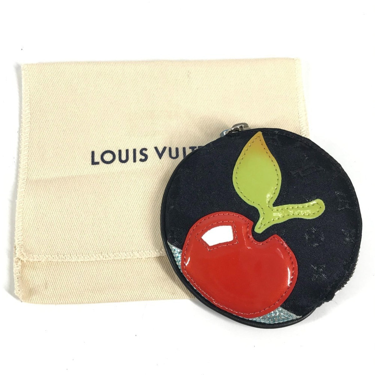 Louis Vuitton Black Monogram Monogram Satin Coin Purse/Coin Case (Pre-Owned)