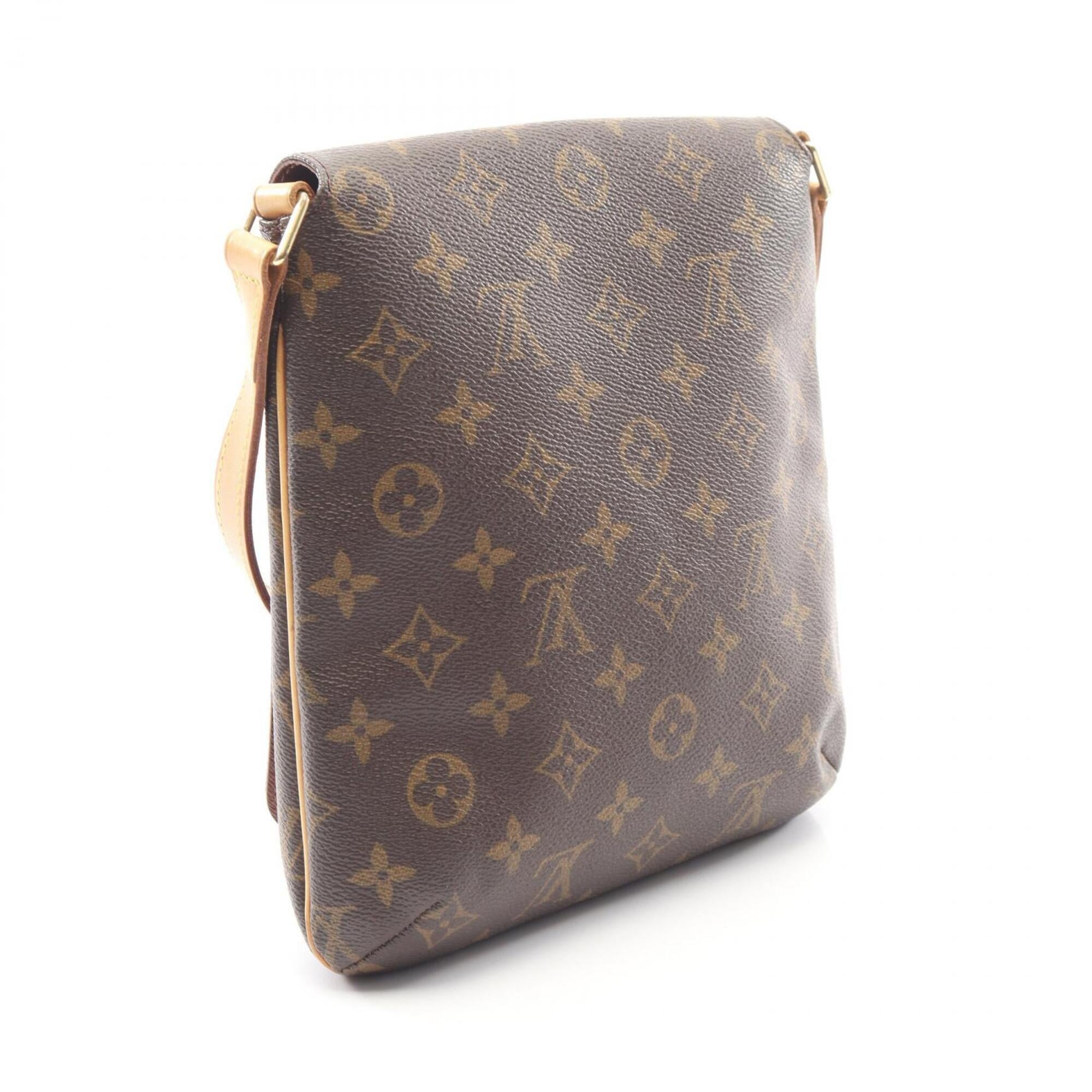 Louis Vuitton Brown Coated Canvas Pvc Monogram Leather Handbag Shoulder Bag (Pre-Owned)