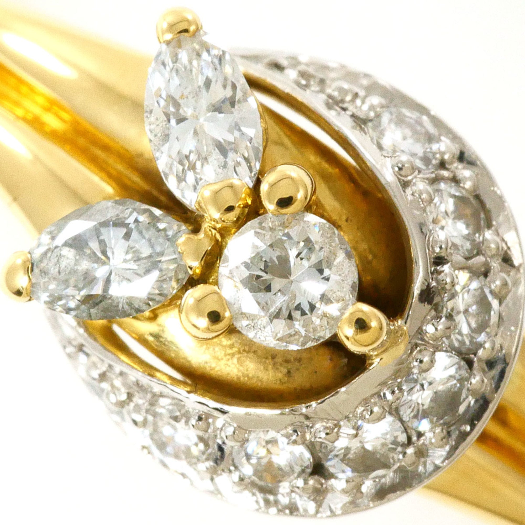 Unbranded Platinum Yellow Gold Yellow Gold (18K) Platinum 900 Band Ring (Pre-Owned)