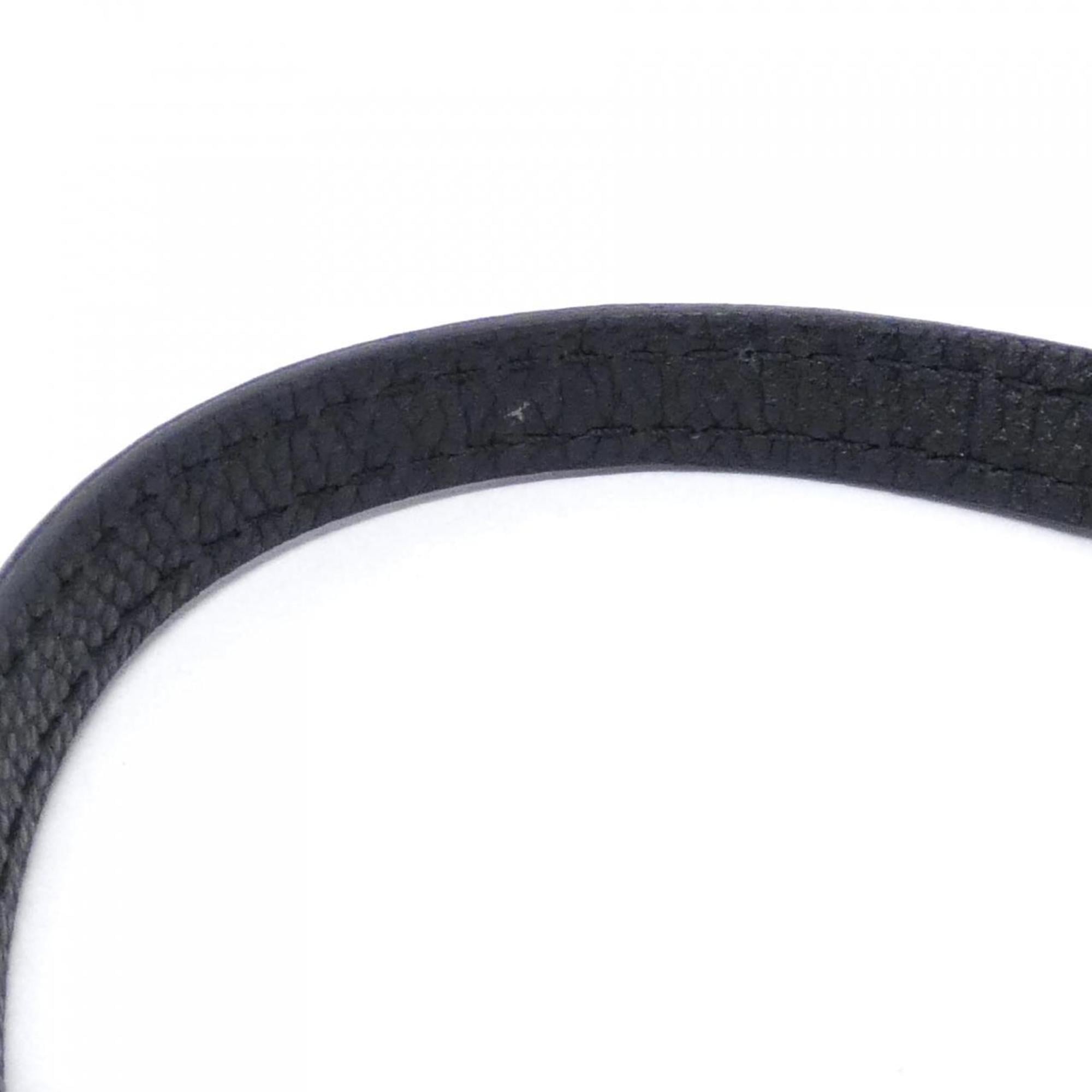 Louis Vuitton Black Leather Handbag (Pre-Owned)