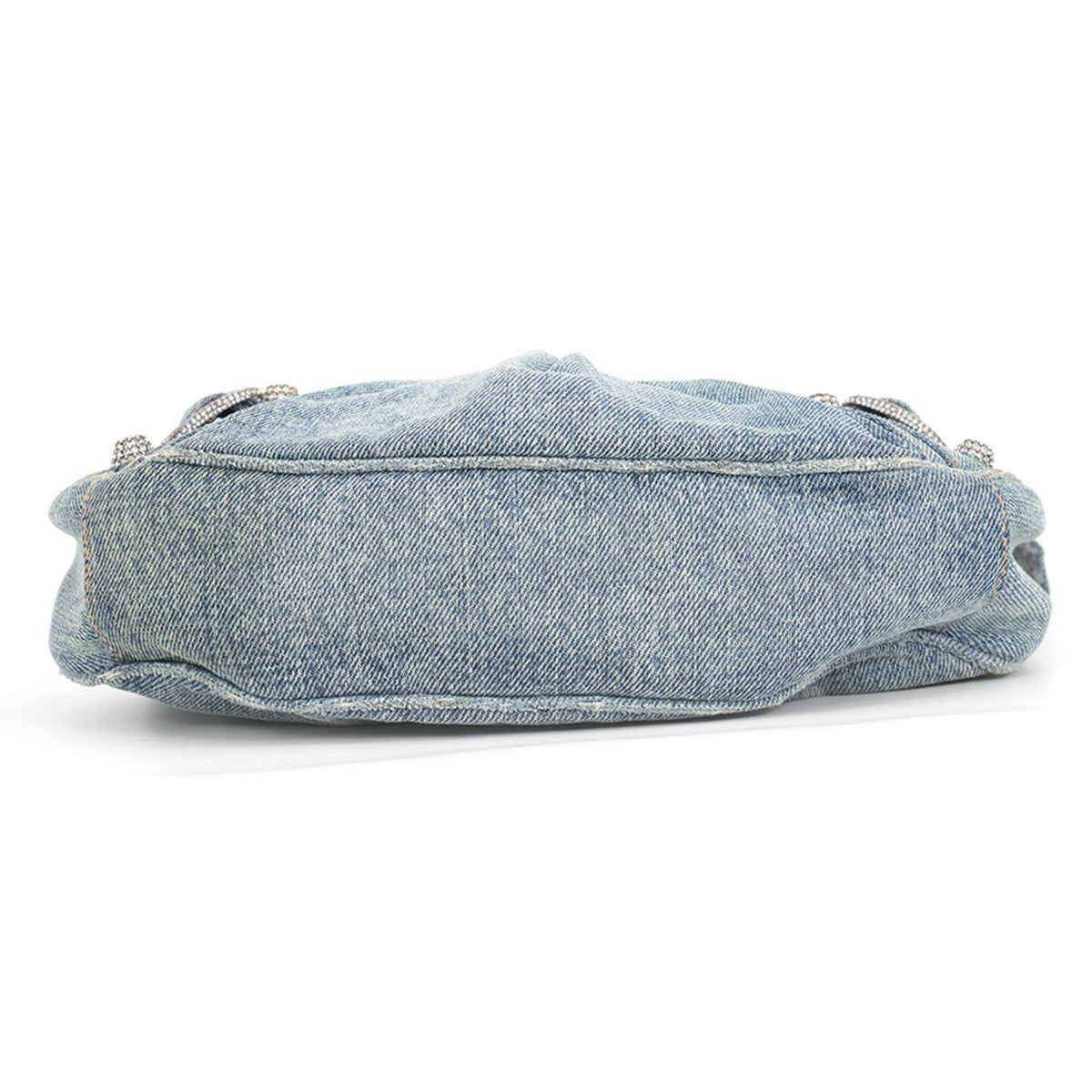 Balenciaga Blue Denim Handbag Shoulder Bag (Pre-Owned)