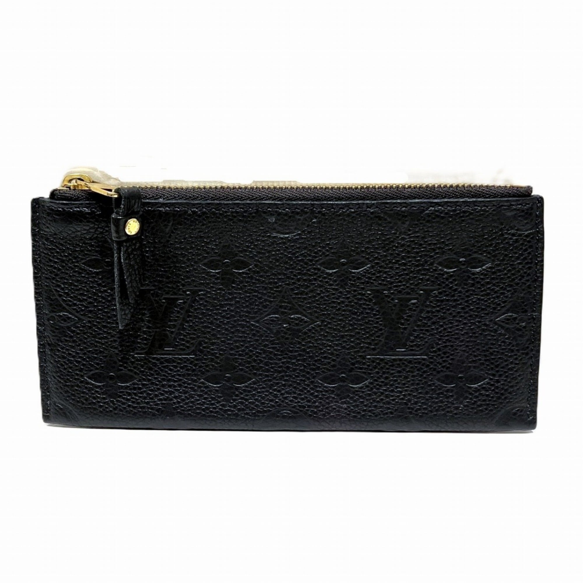 Louis Vuitton Monogram Empreinte Black Monogram Empreinte Long Wallet (Bi-Fold) (Pre-Owned)