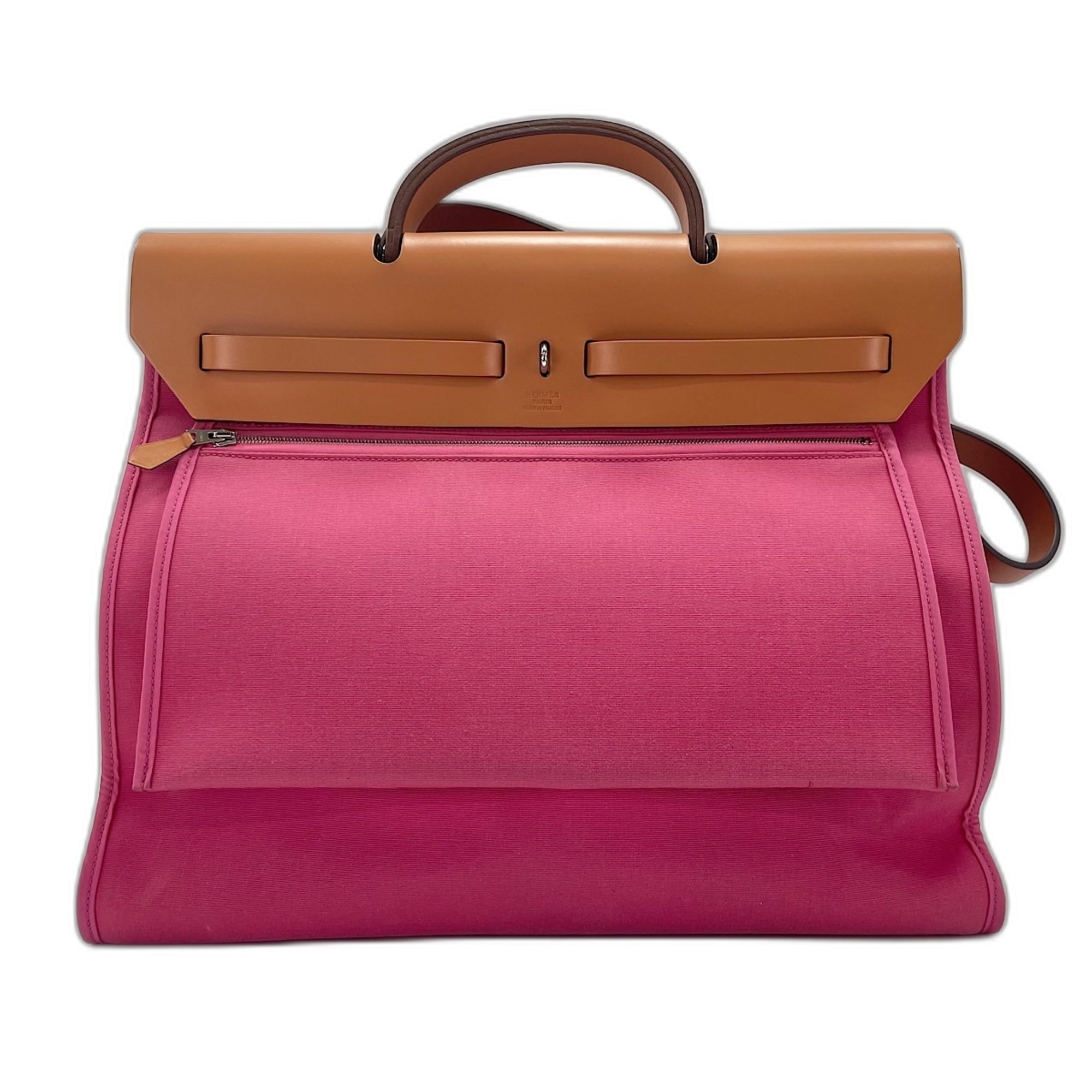 Hermes Her Bag Pink Tote Bag (Pre-Owned)