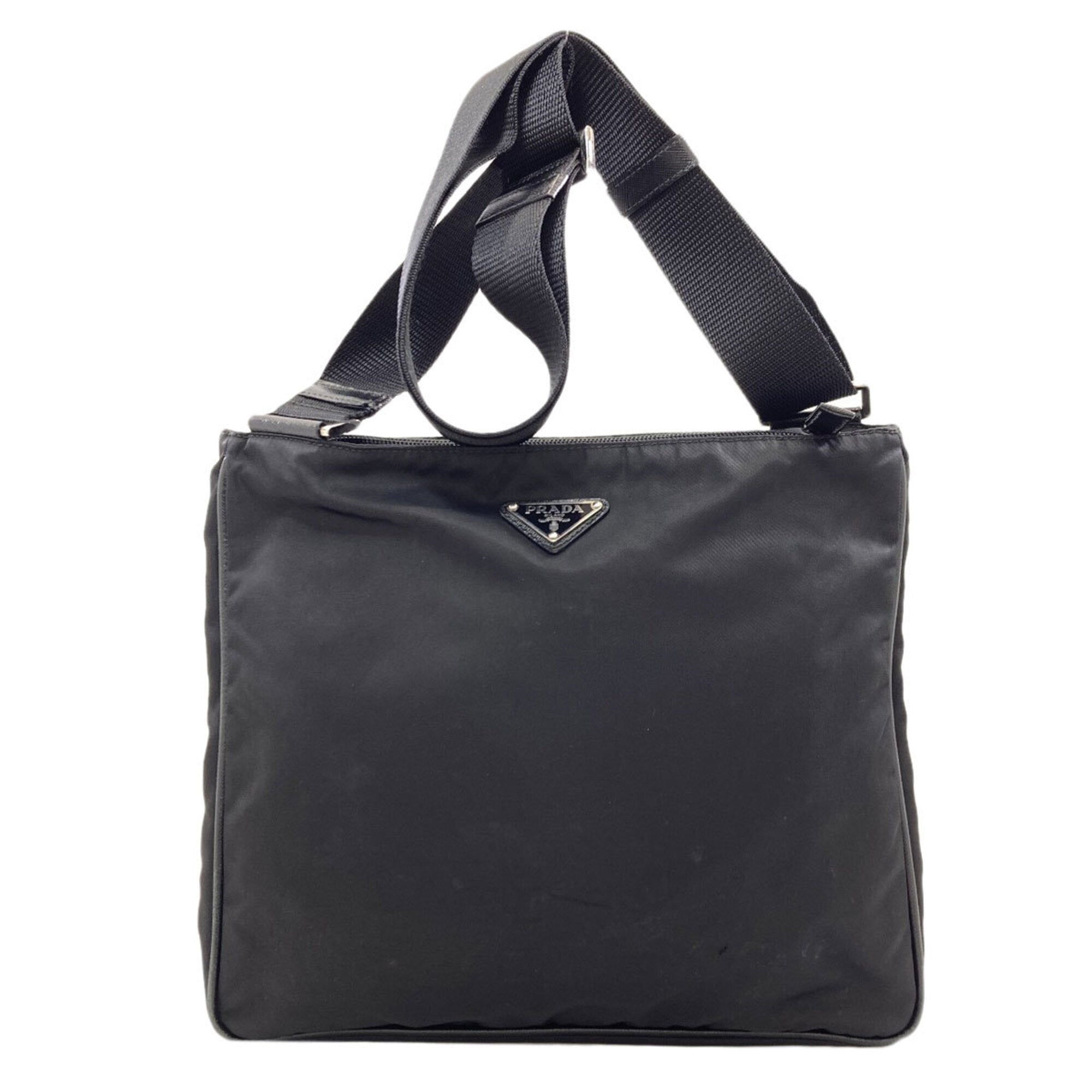 Prada Black Nylon Shoulder Bag (Pre-Owned)