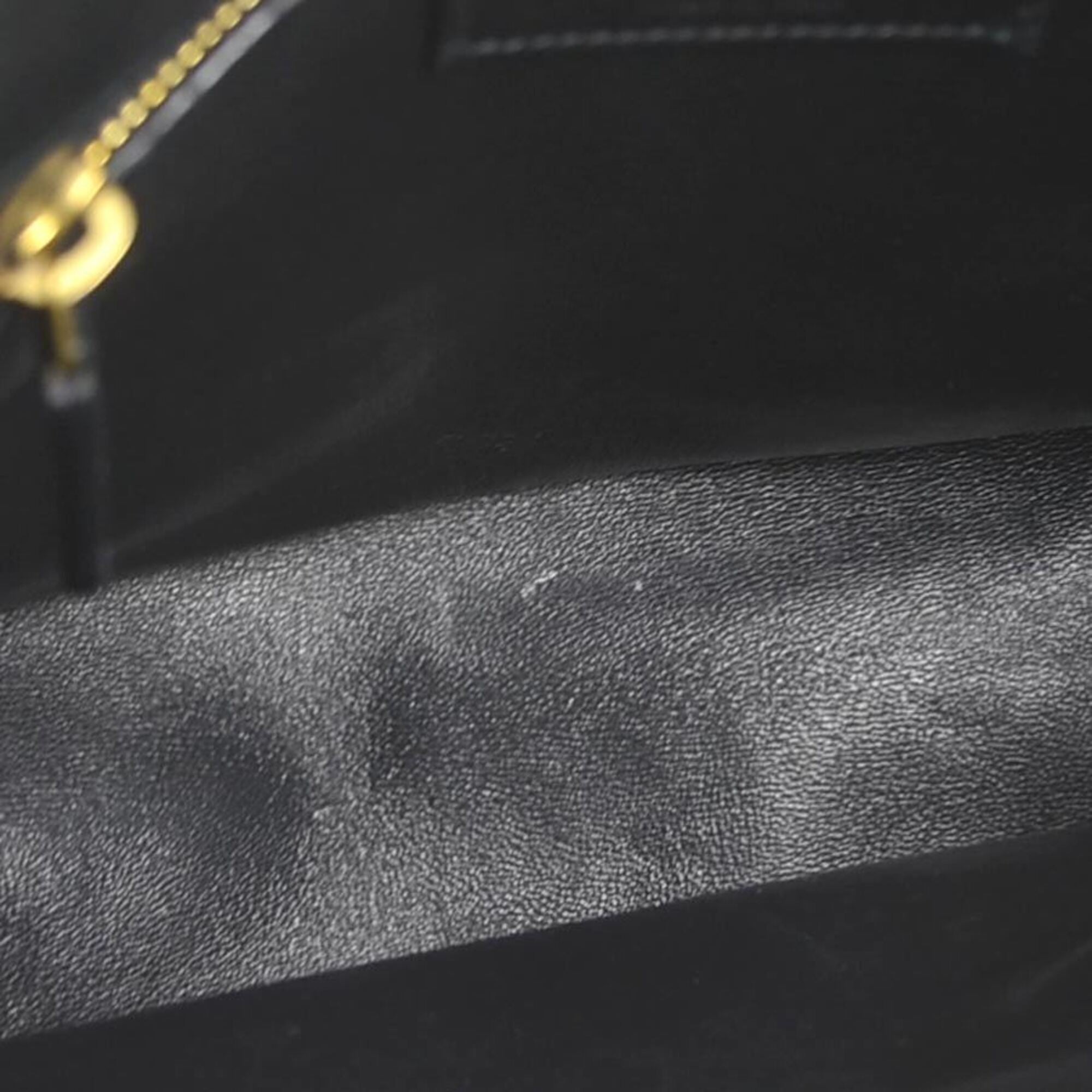 Saint Laurent Black Leather Shoulder Bag (Pre-Owned)