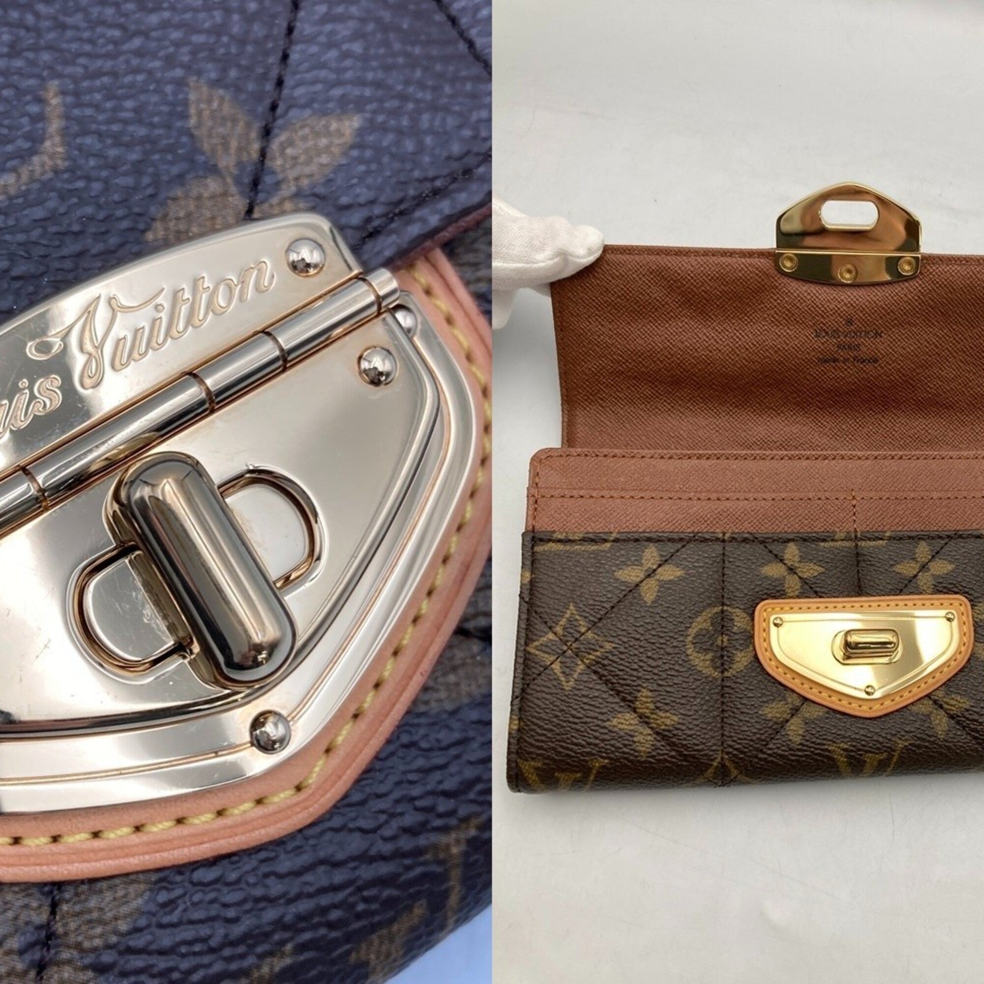 Louis Vuitton Monogram Brown Pvc Long Wallet (Bi-Fold) (Pre-Owned)