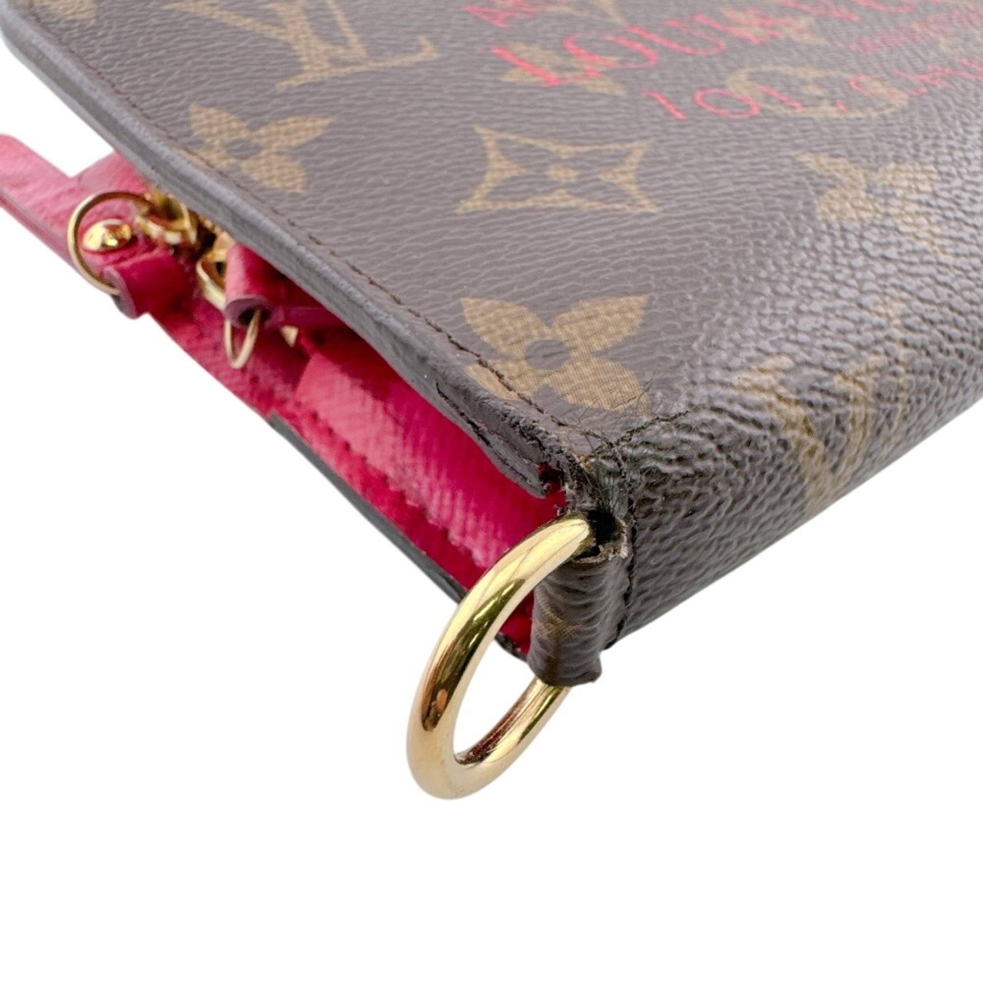 Louis Vuitton Brown Indian Rose Monogram Leather Long Wallet (Bi-Fold) (Pre-Owned)