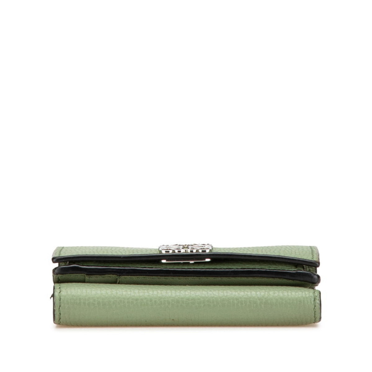 Loewe Green Leather Wallet (Tri-Fold) (Pre-Owned)