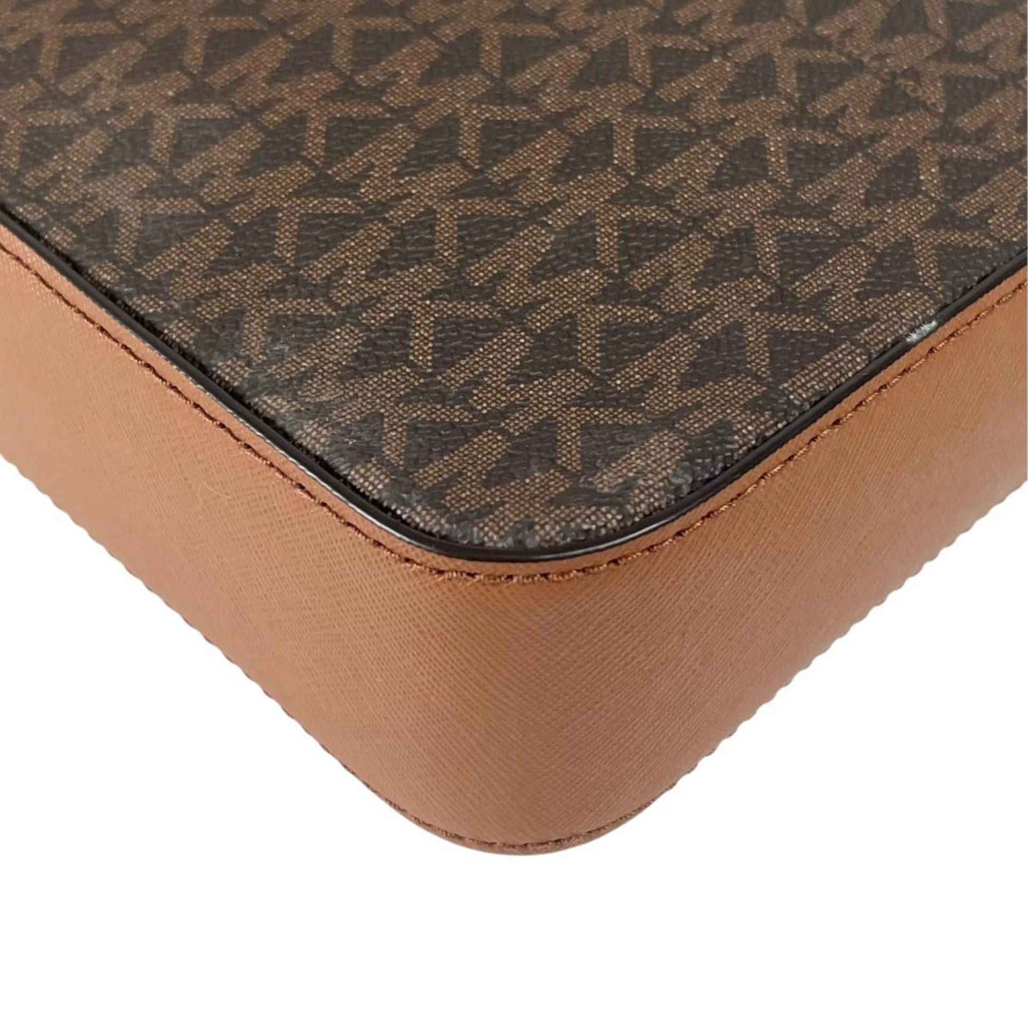 Michael Kors Brown Leather Shoulder Bag (Pre-Owned)