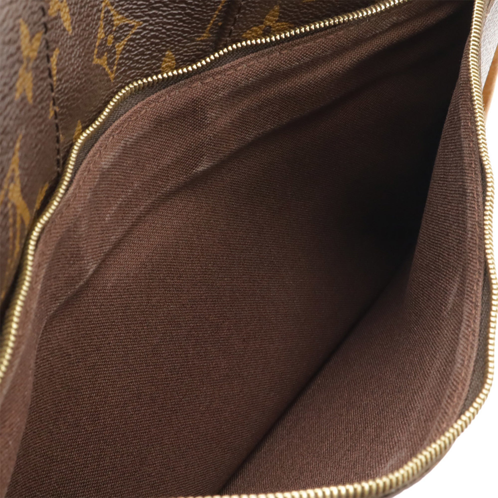 Louis Vuitton Brown Monogram Canvas Shoulder Bag (Pre-Owned)