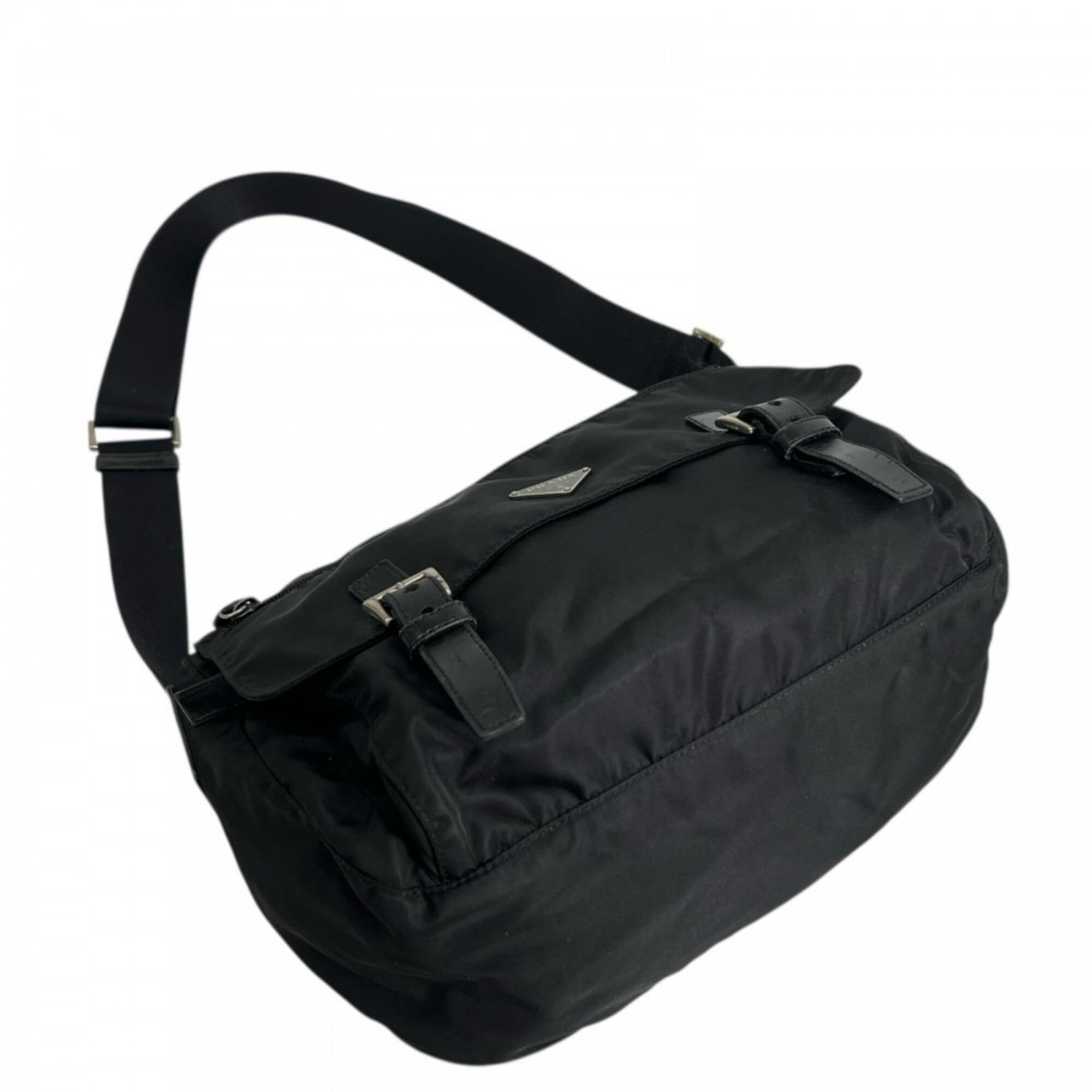 Prada Black Nylon Shoulder Bag (Pre-Owned)